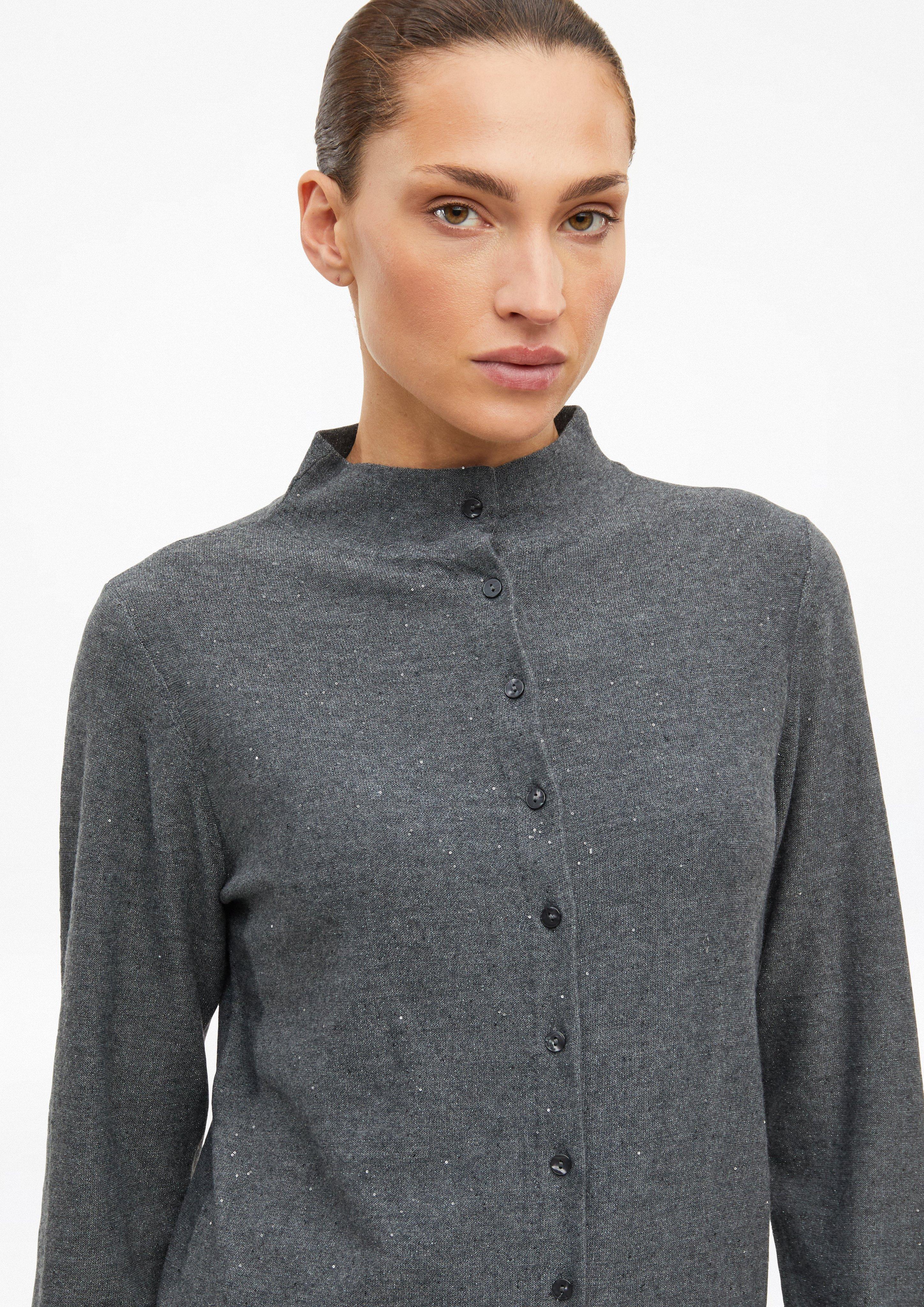 Kobiety Sweter rozpinany w kolorze szary od s.Oliver BLACK LABEL