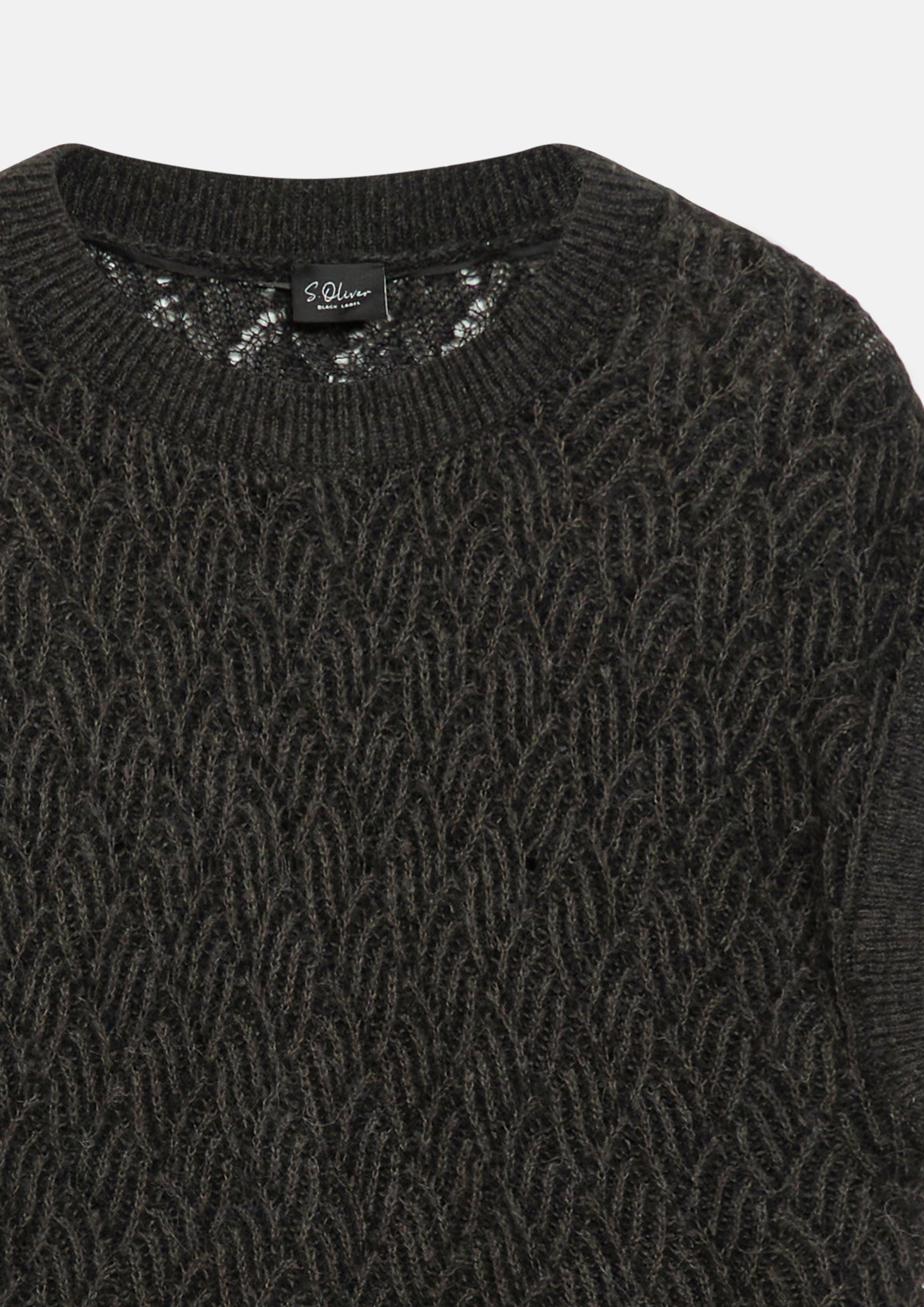 Kobiety Sweter z dzianiny w kolorze szary od s.Oliver BLACK LABEL
