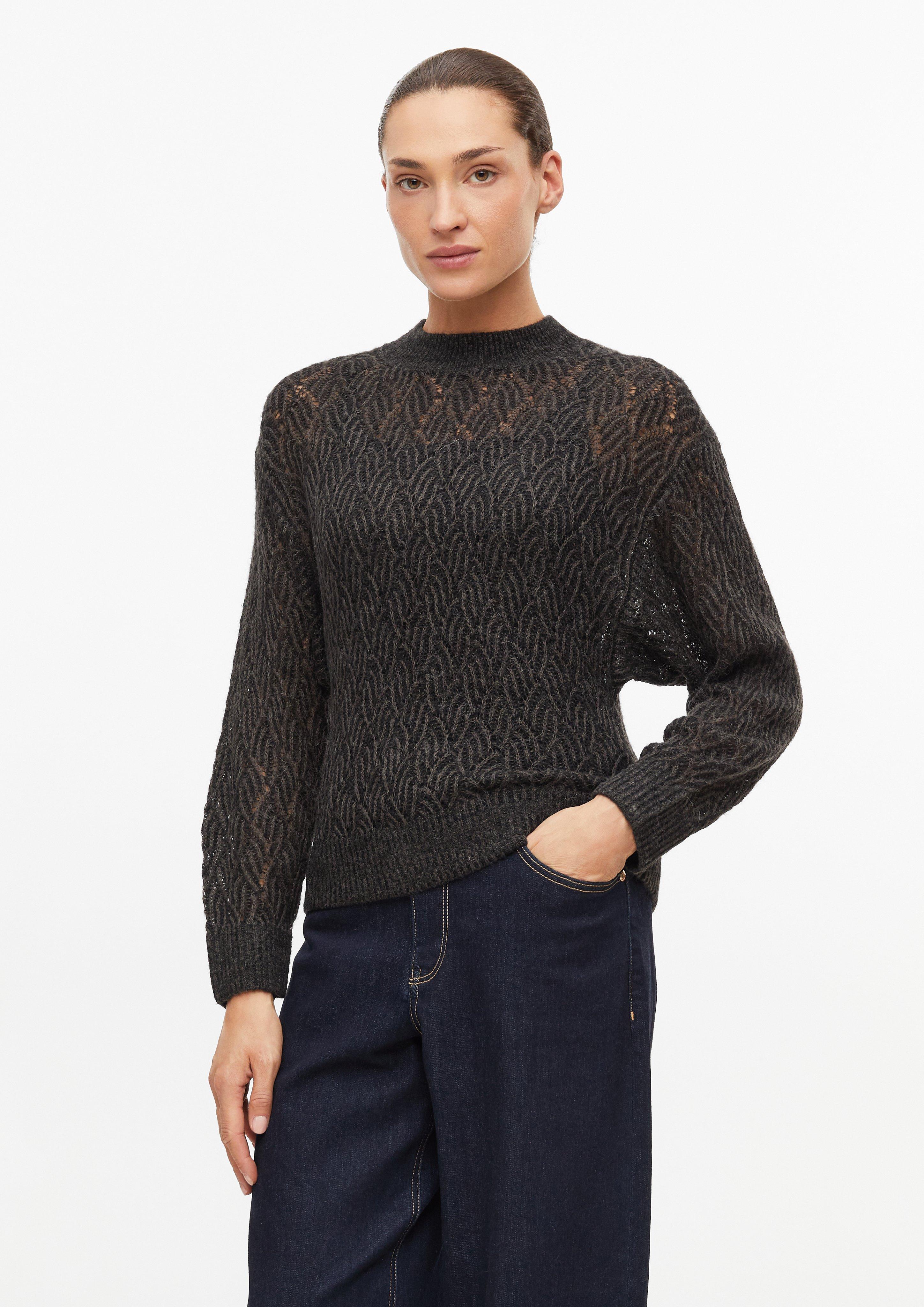 Sweter z dzianiny w kolorze ciemnoszary od s.Oliver BLACK LABEL