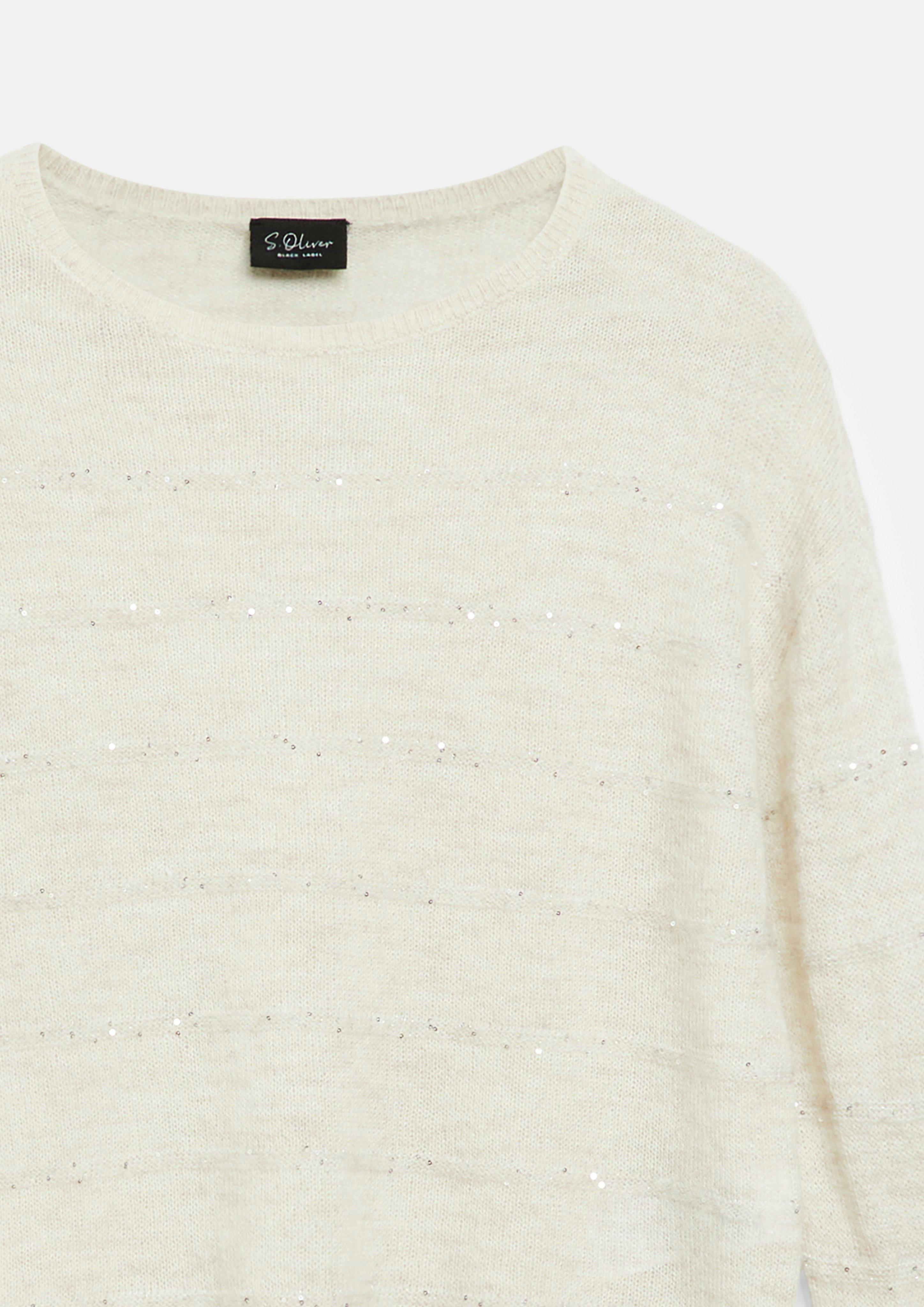 Kobiety Sweter z dzianiny w kolorze beżowy od s.Oliver BLACK LABEL