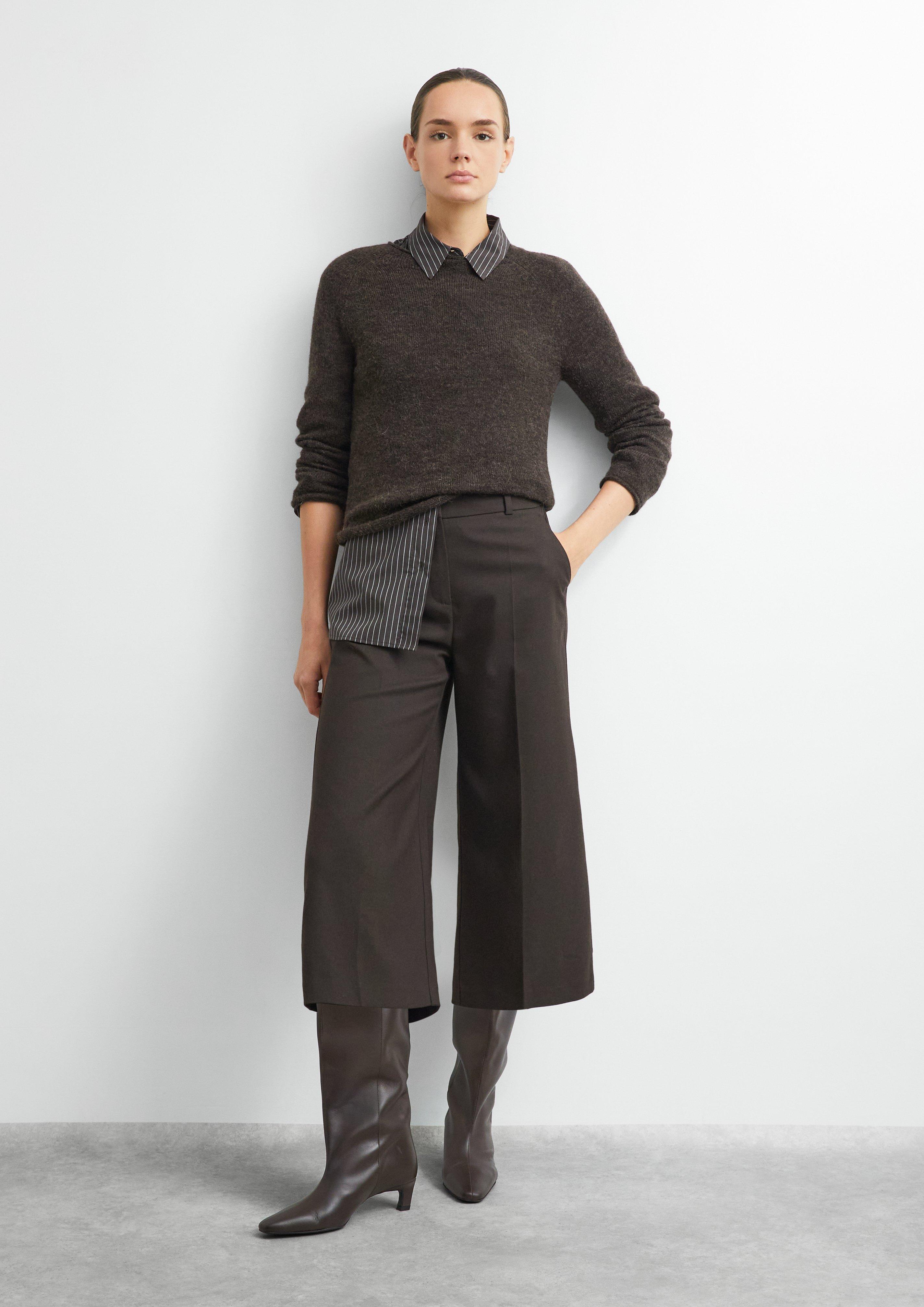 Trousers in brown by COMMA