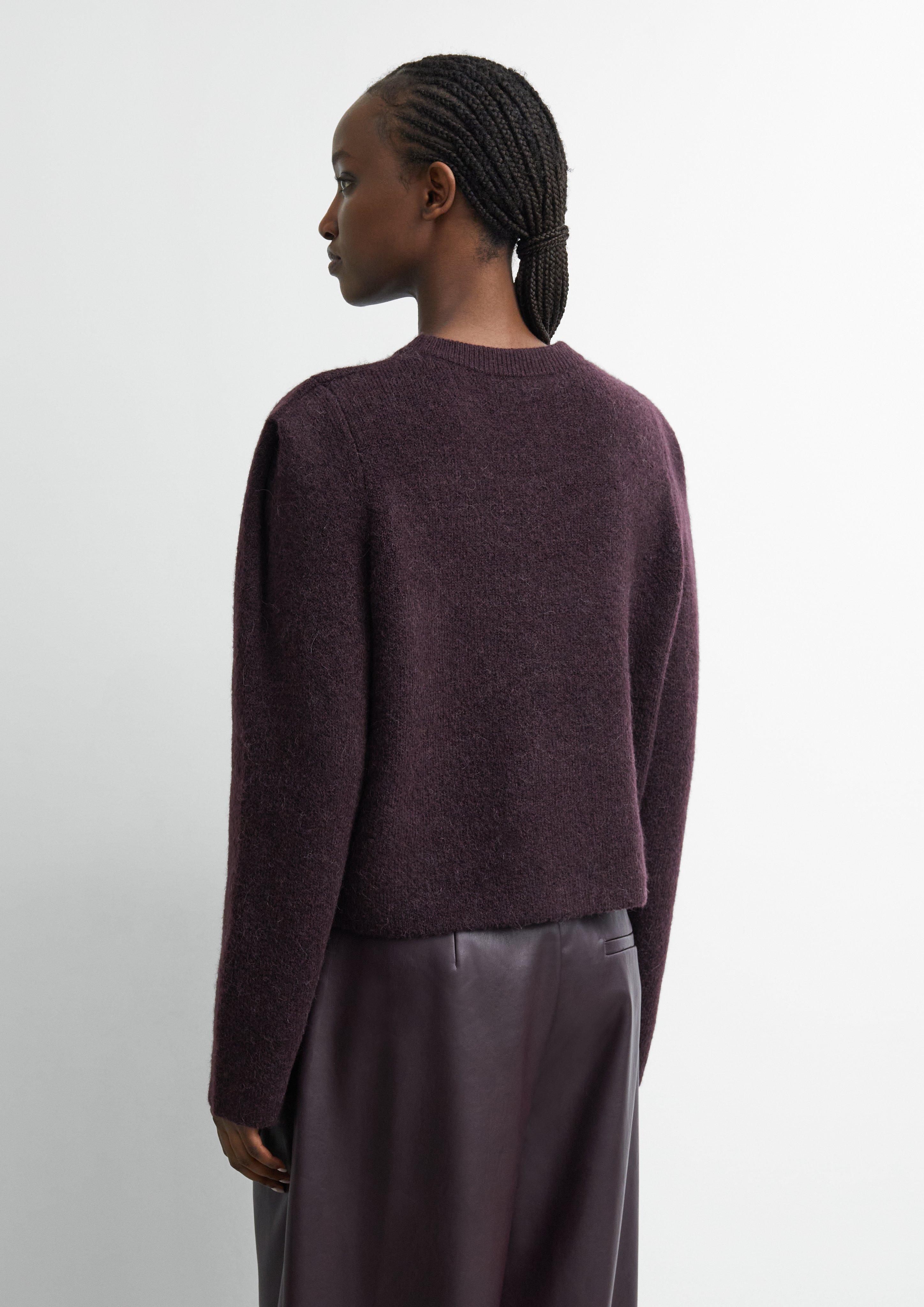 Strickpullover in lila von COMMA