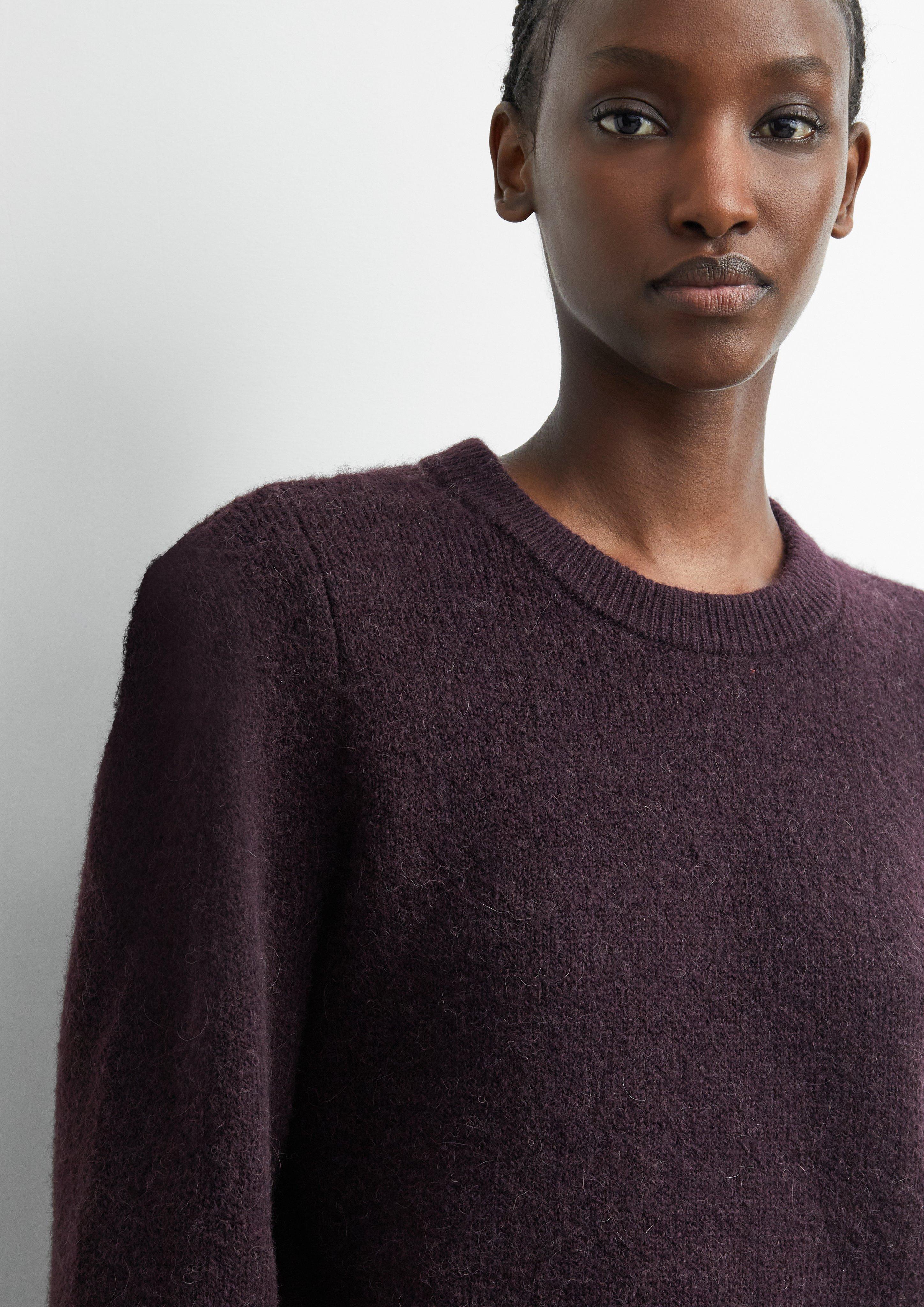 Strickpullover in lila von COMMA