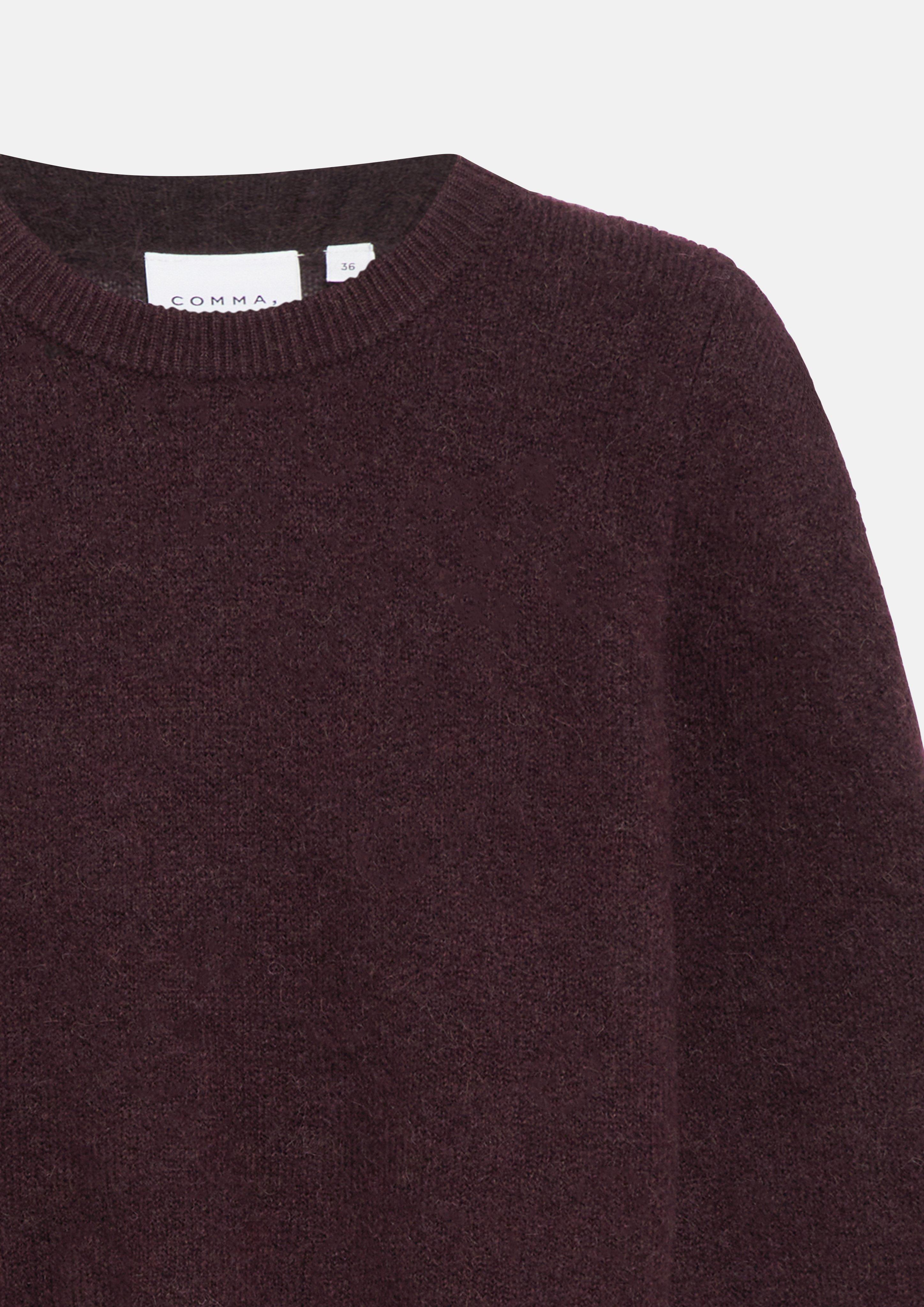 Strickpullover in lila von COMMA
