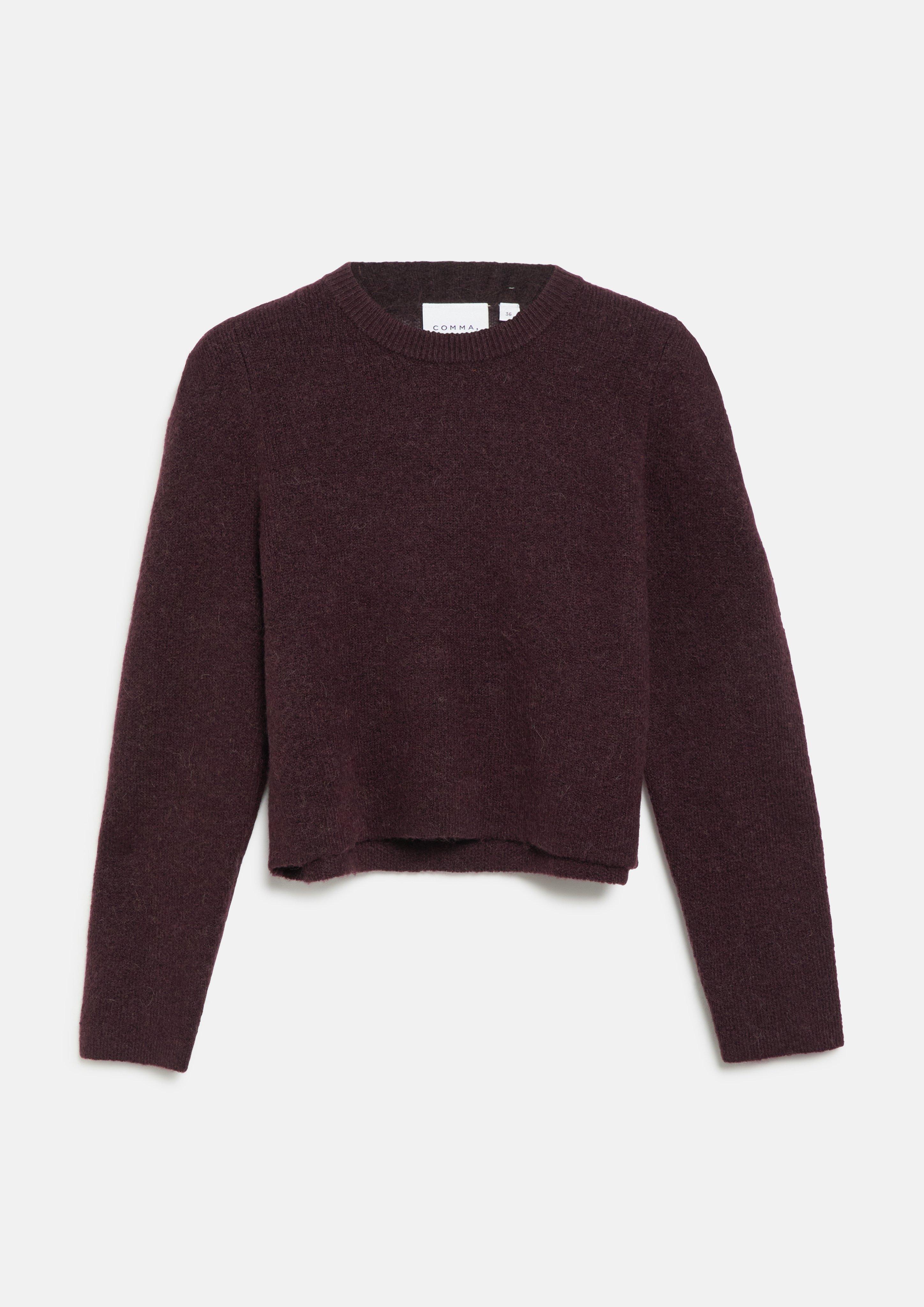 Strickpullover in lila von COMMA
