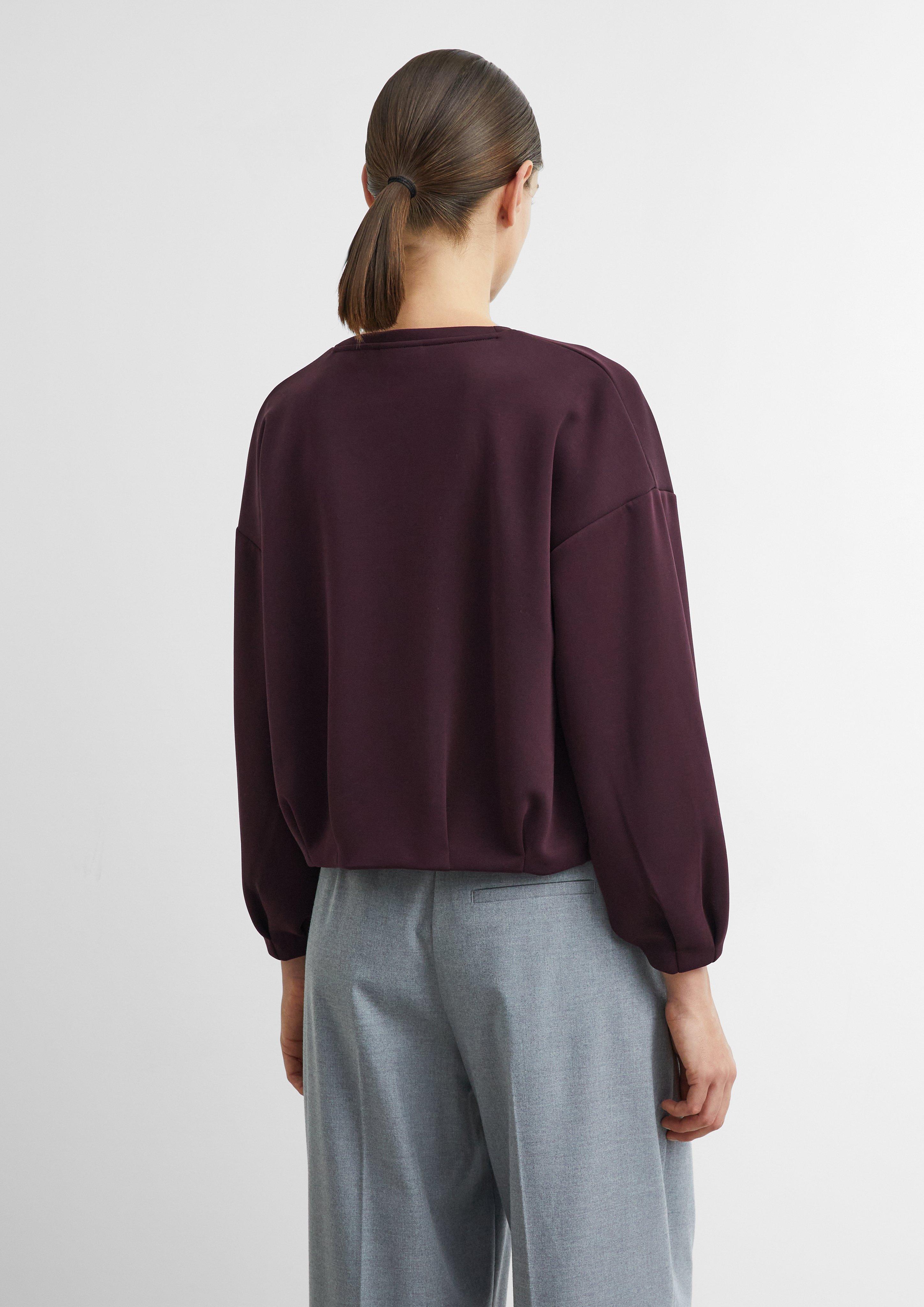 Women Sweatshirt in purple by COMMA