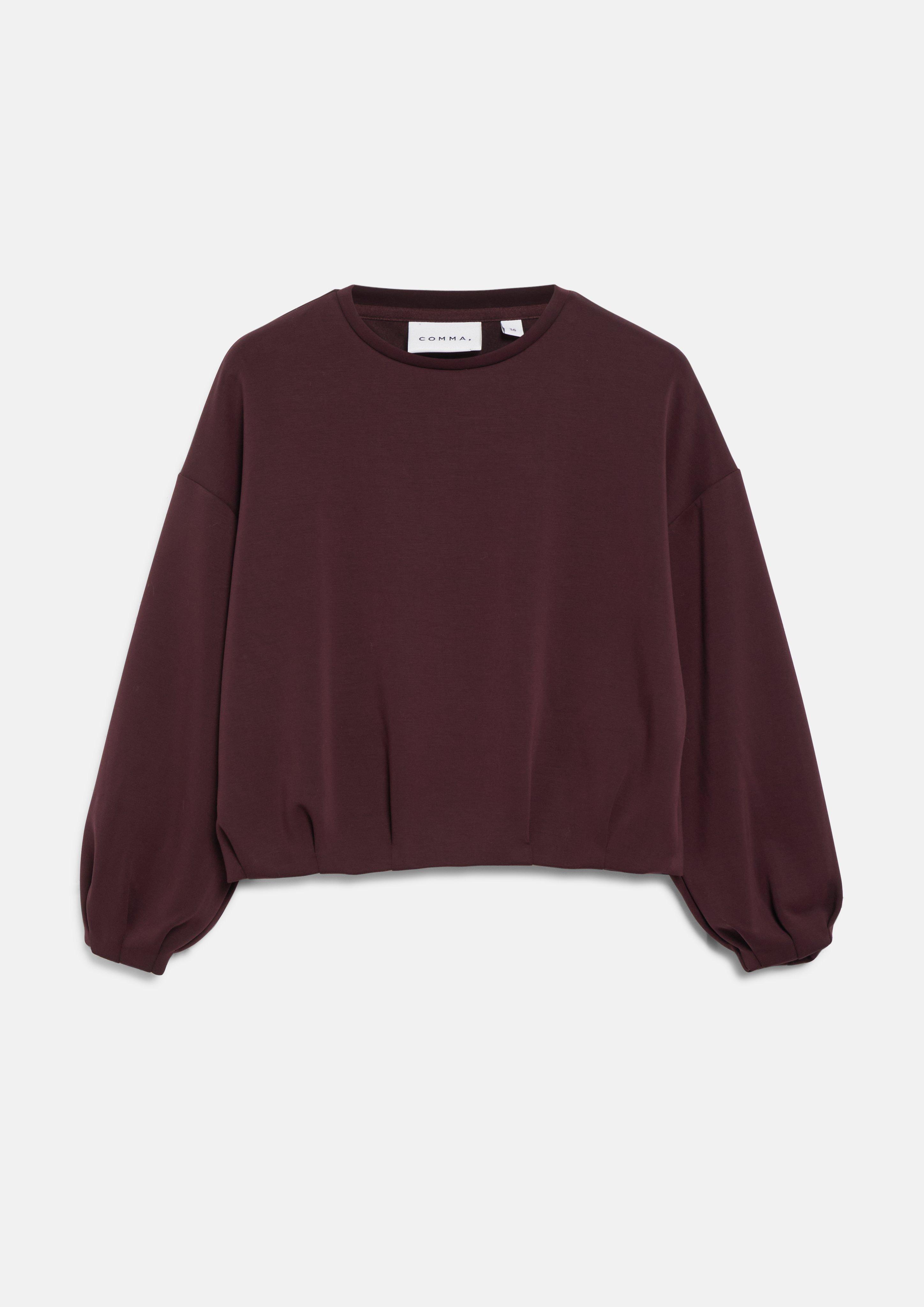 Women Sweatshirt in purple by COMMA