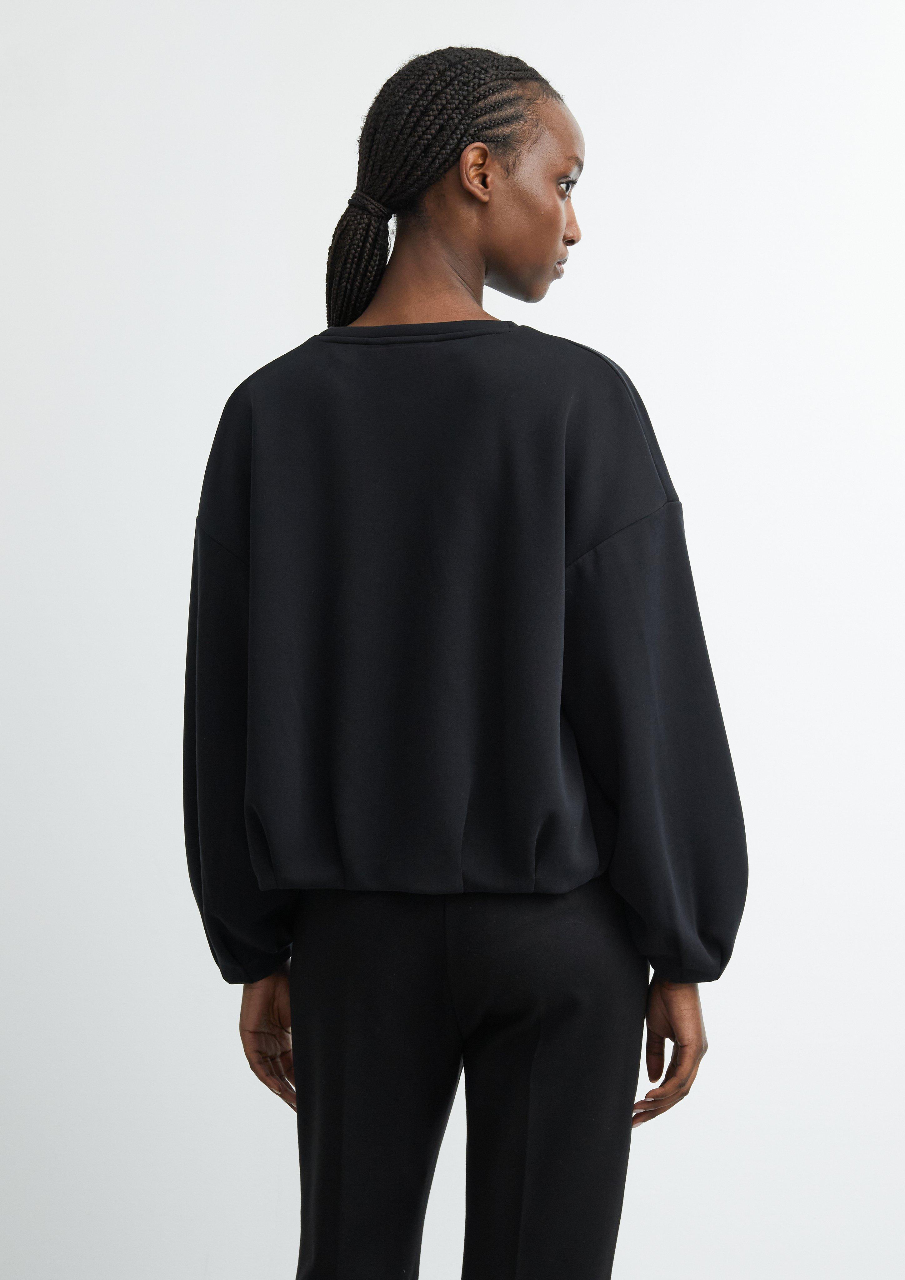 Women Sweatshirt in black by COMMA