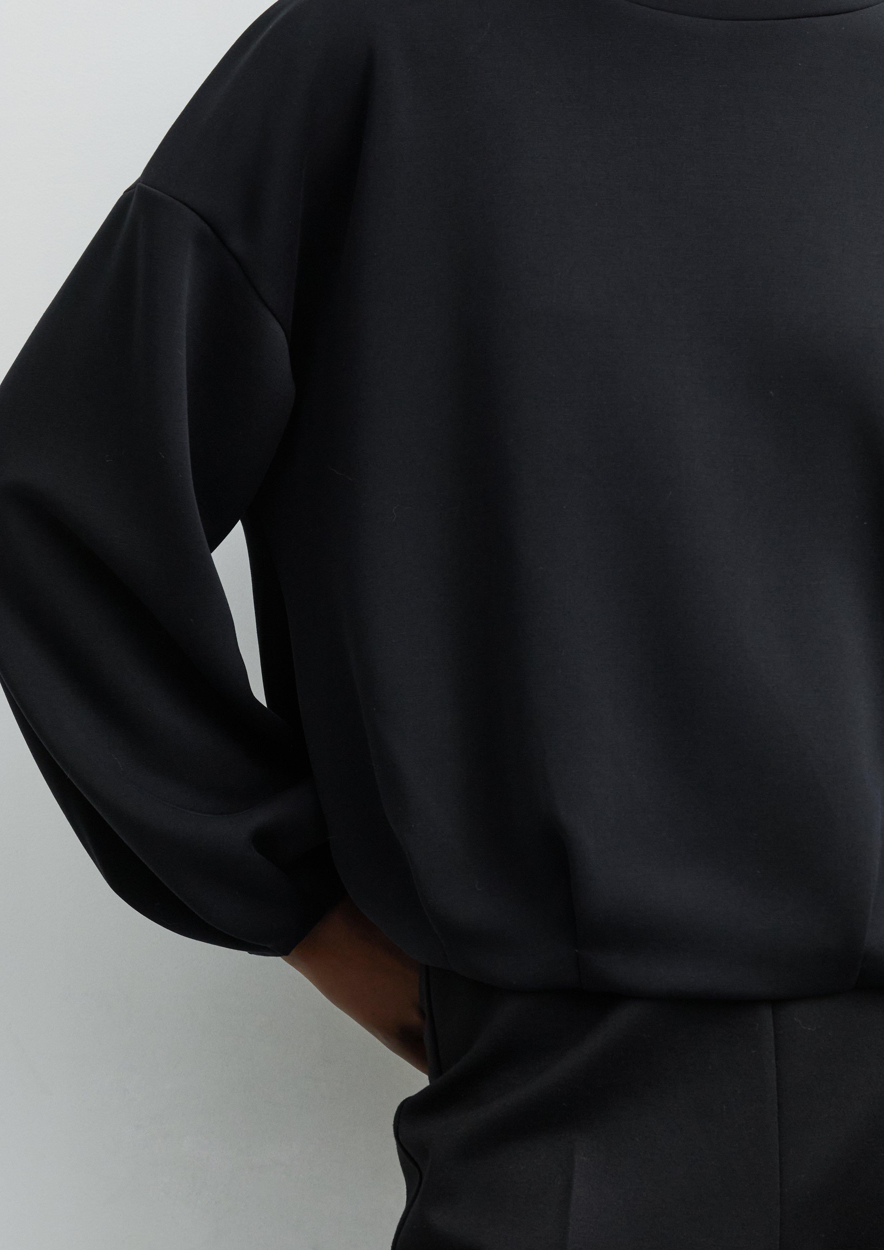 Women Sweatshirt in black by COMMA