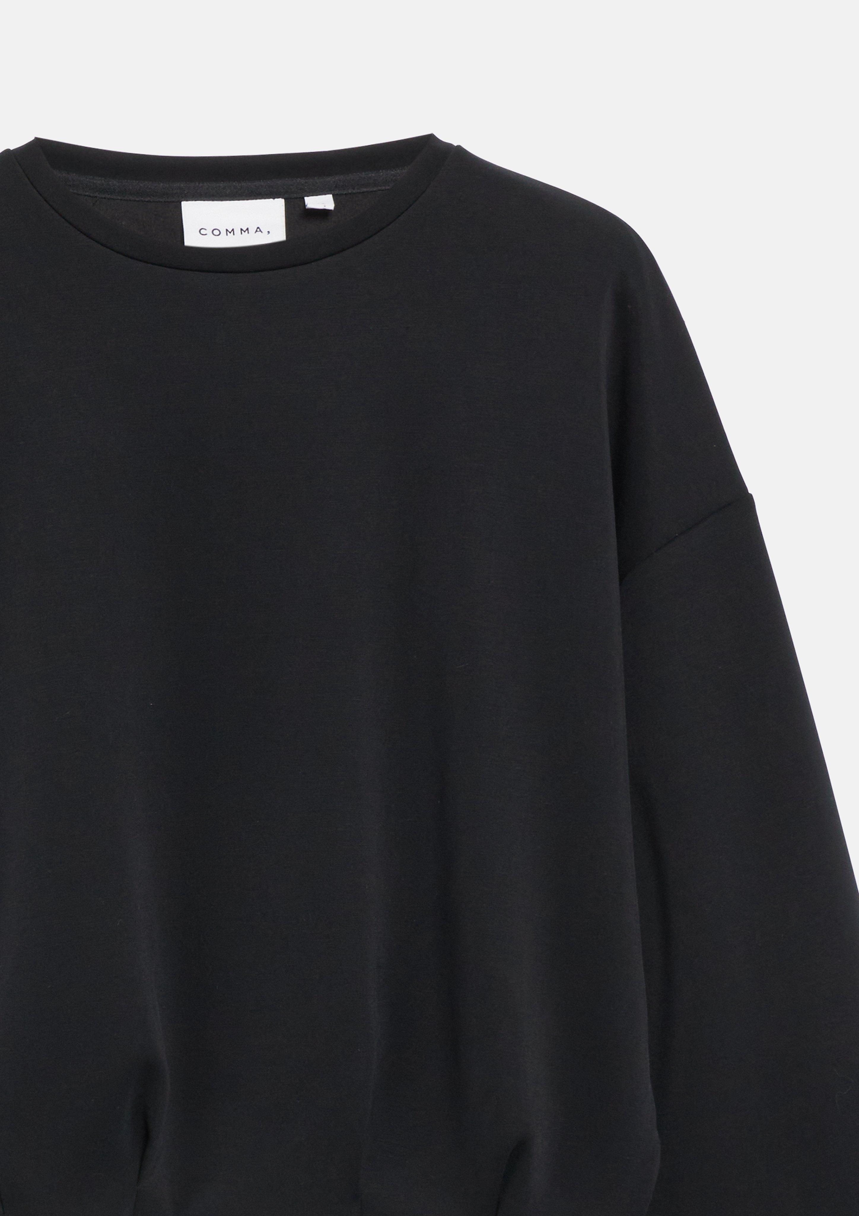 Women Sweatshirt in black by COMMA