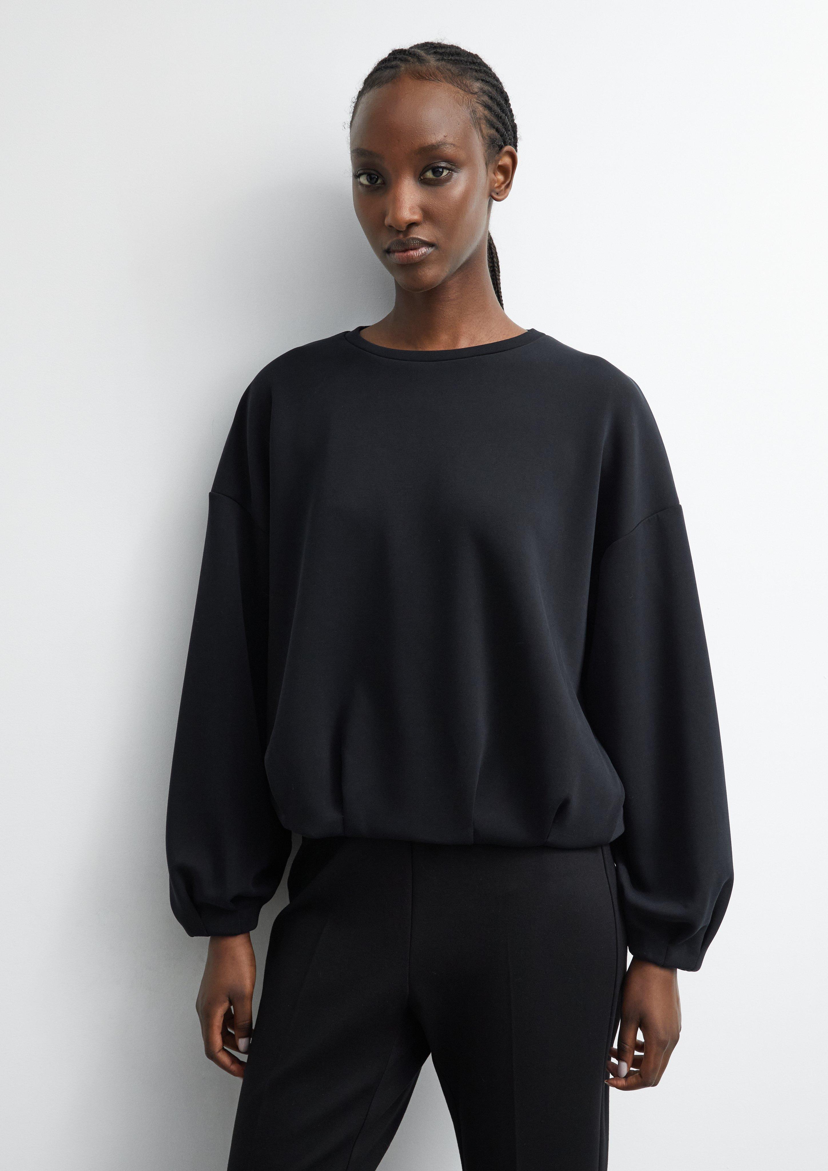 Sweatshirt in black by COMMA