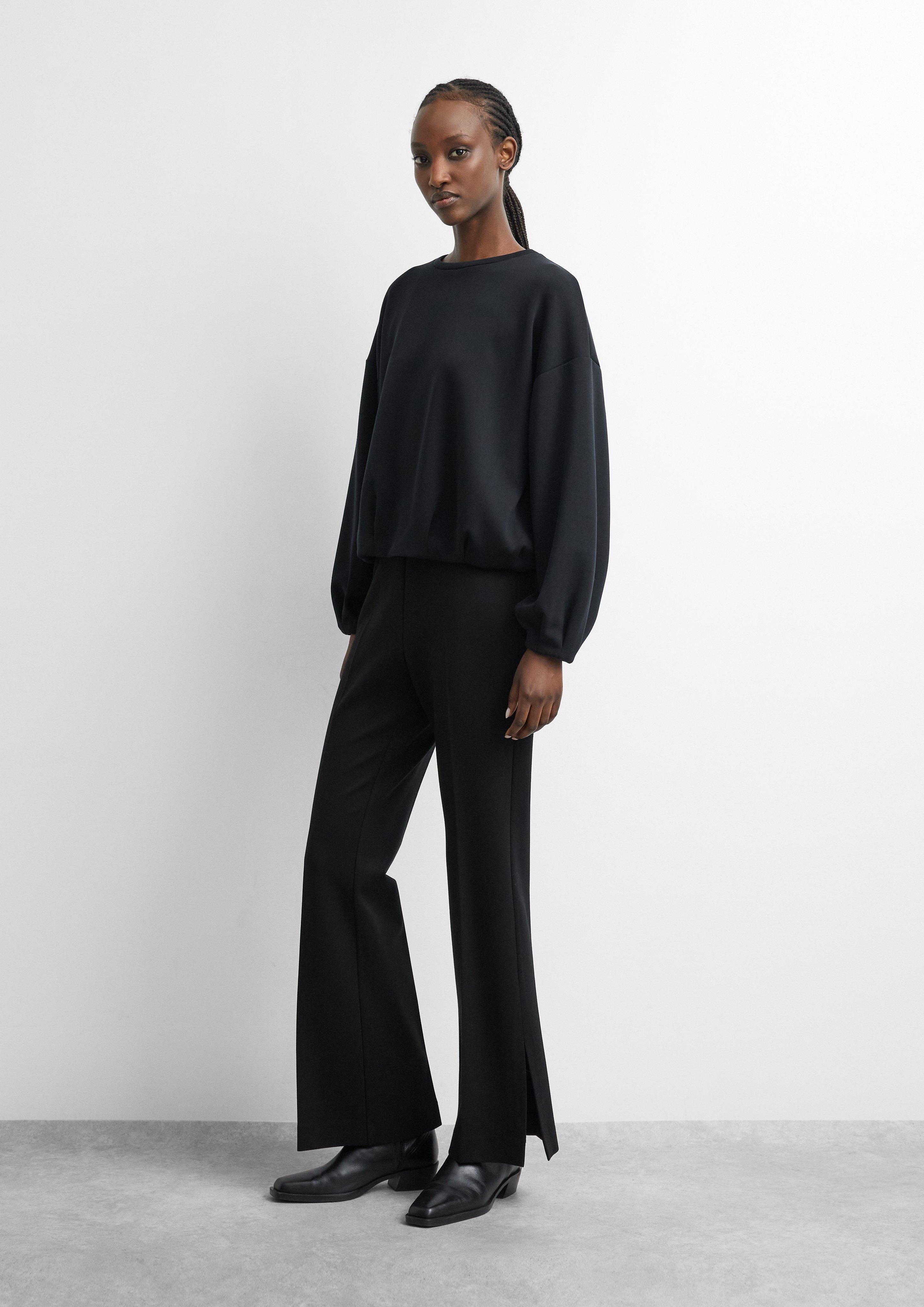 Women Sweatshirt in black by COMMA
