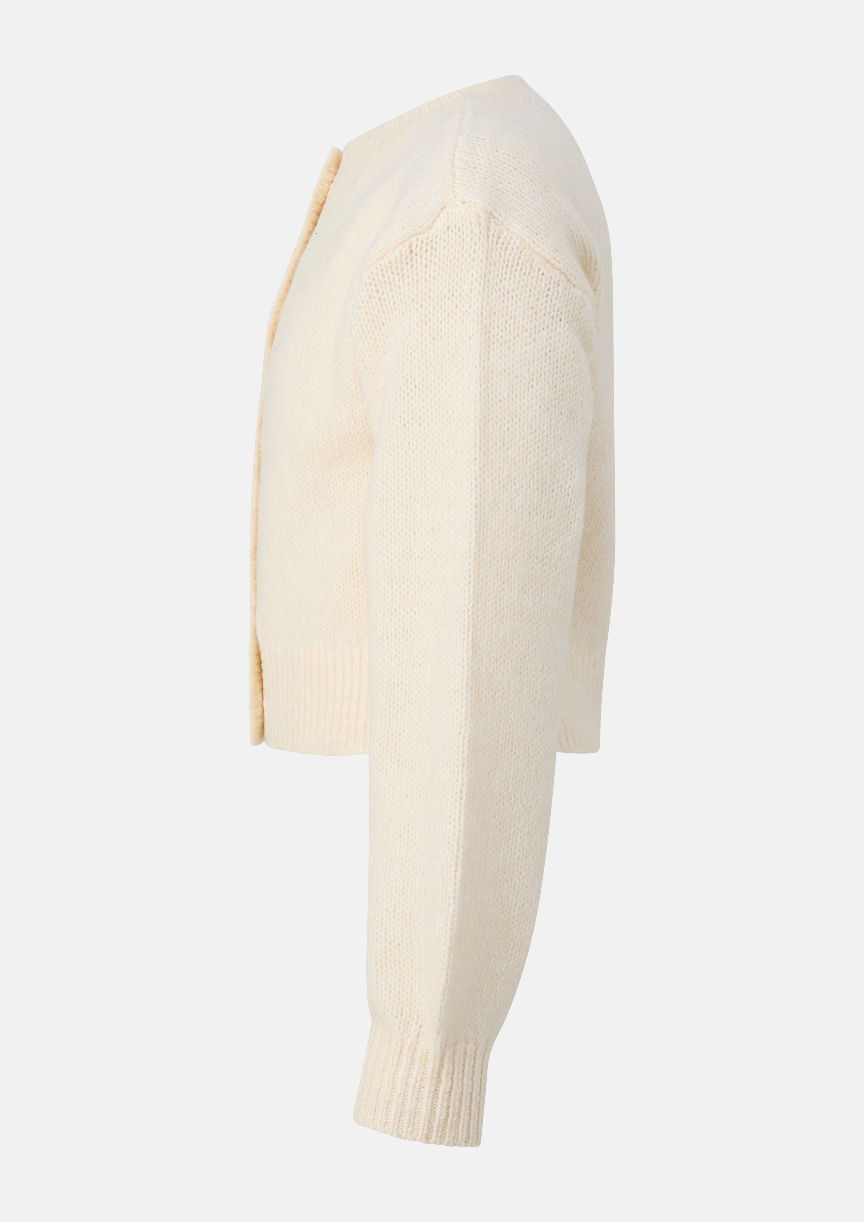 Kinder Verkürzte Strickjacke in creme von s.Oliver