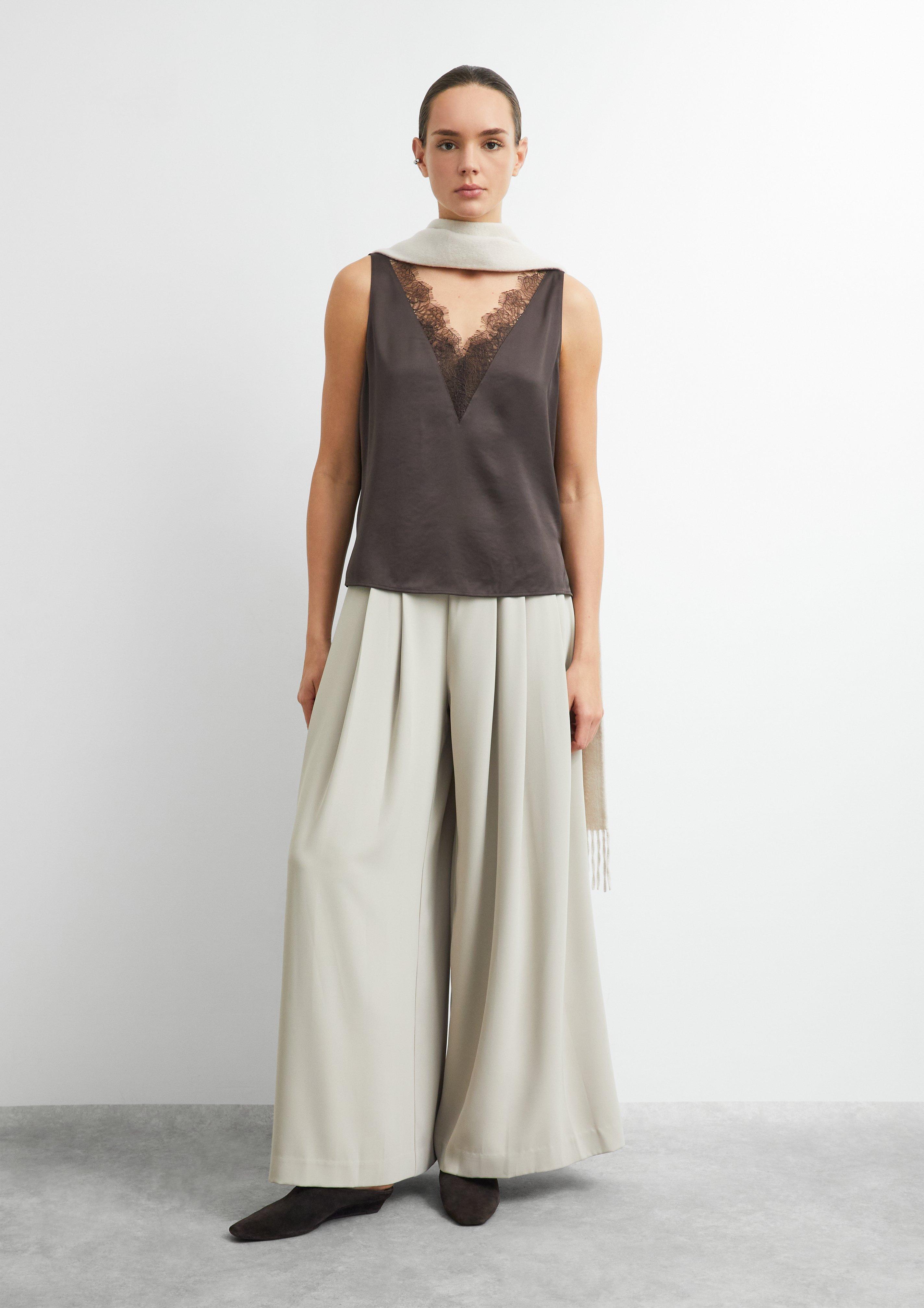 Pantalon en beige de COMMA
