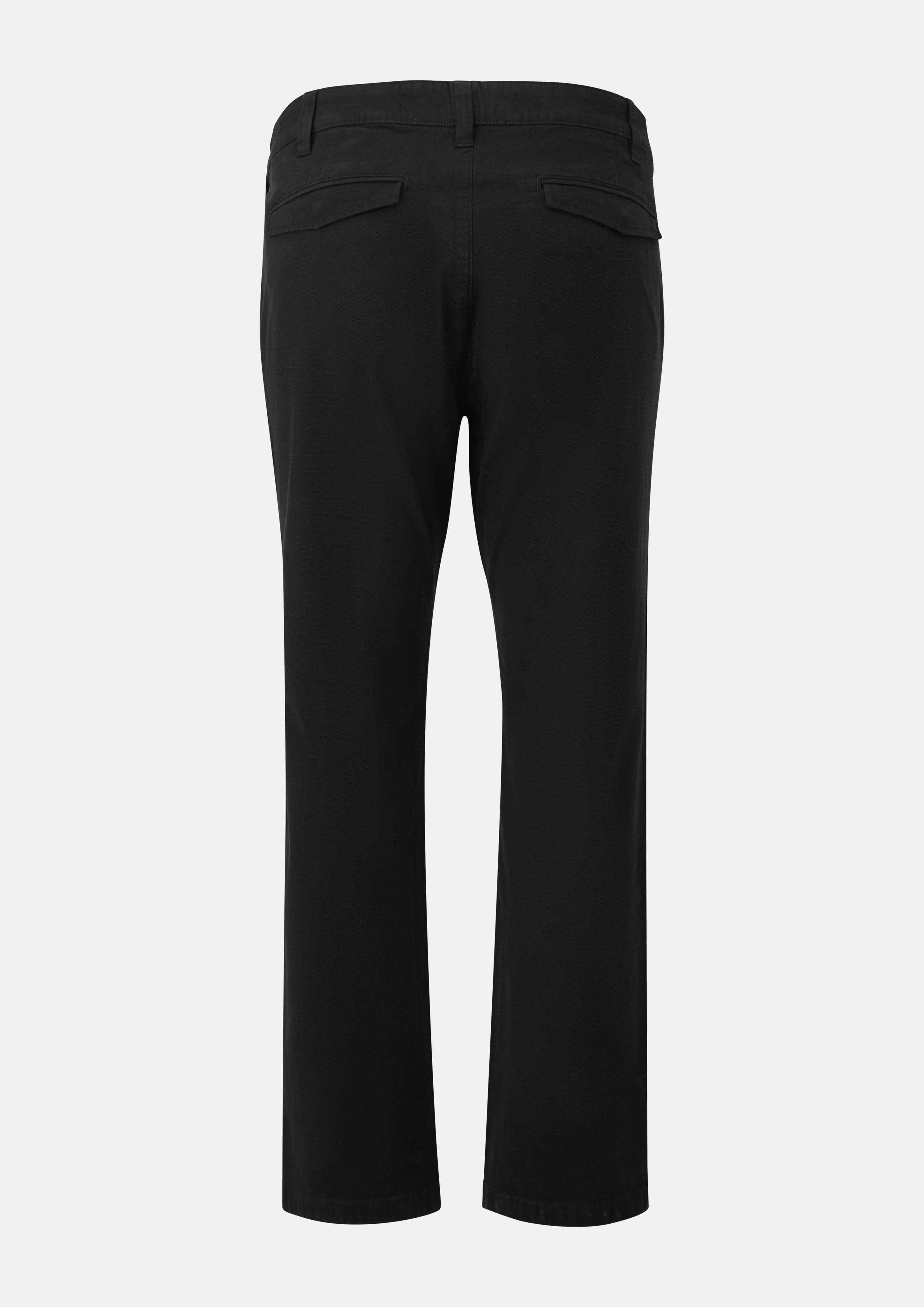 Herren Phoenix: Regular Fit Hose aus Baumwollstretch in schwarz von s.Oliver Men Big Sizes