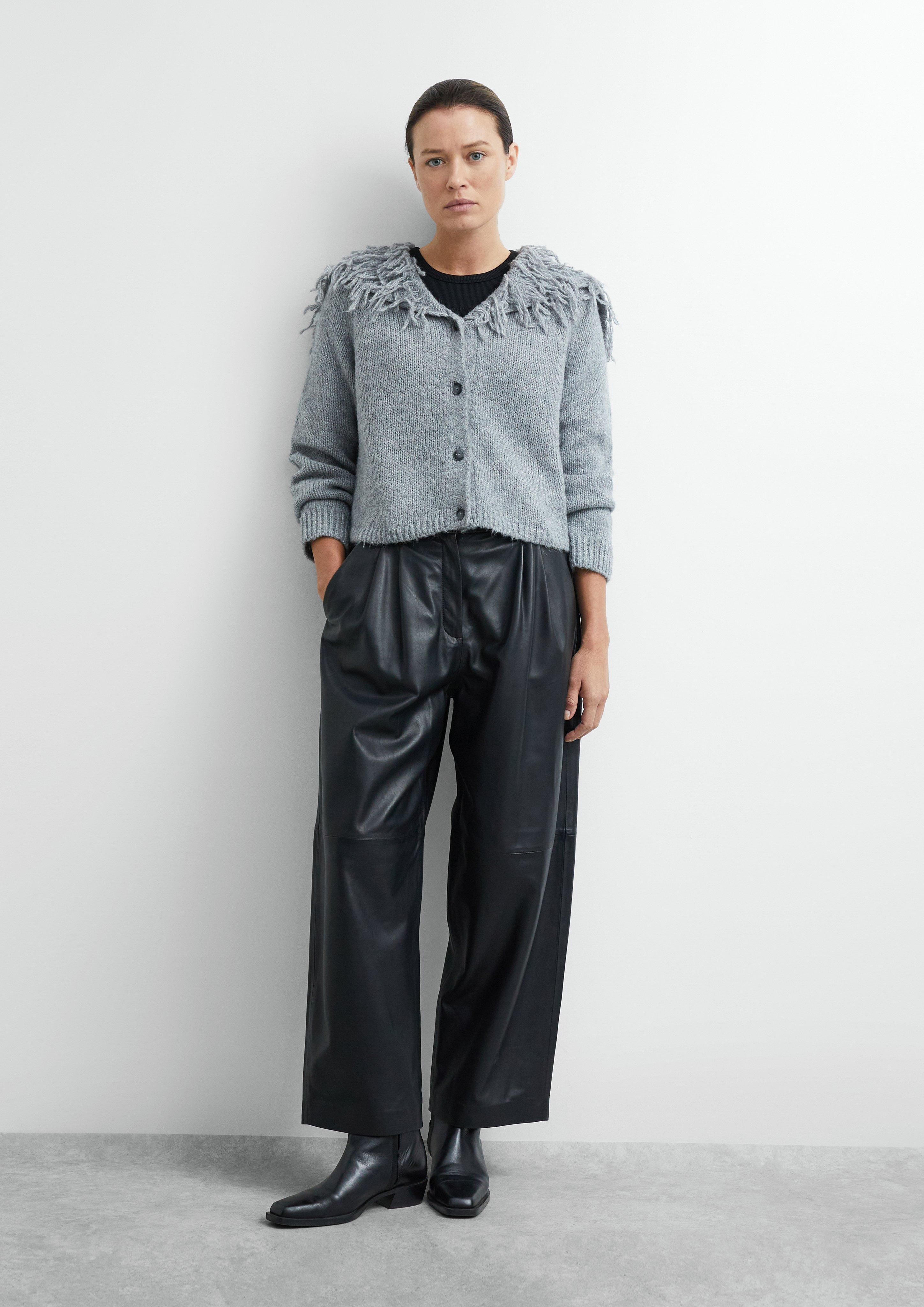 Damen Strickjacke in grau von COMMA
