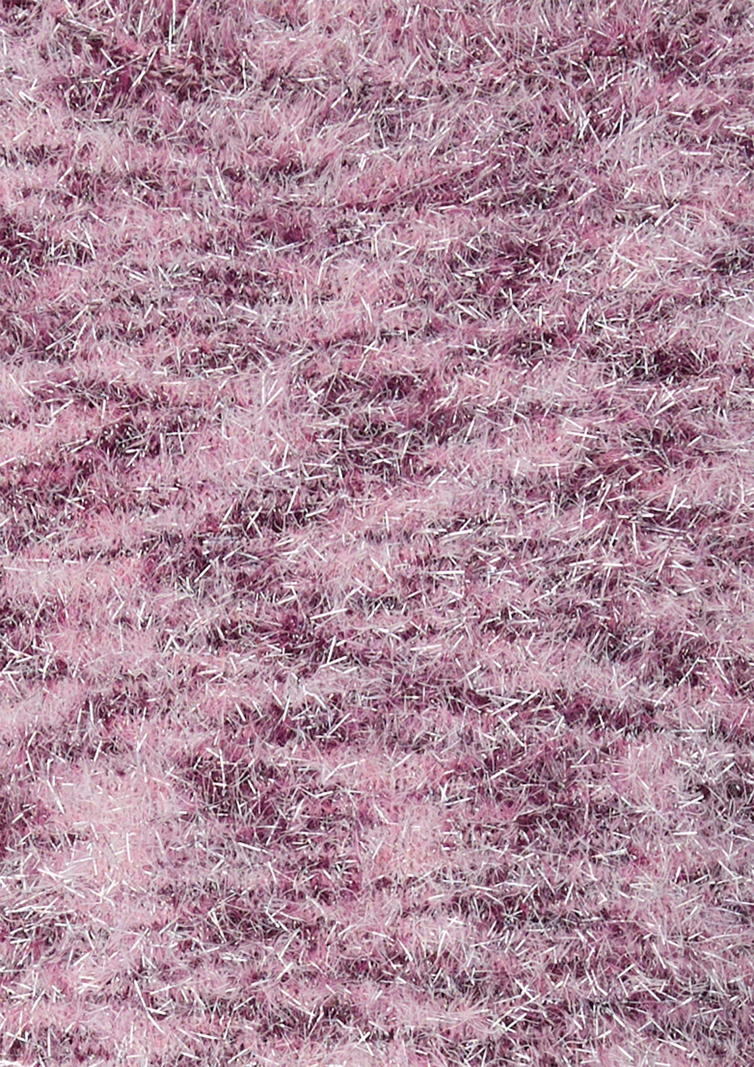 Kinder Weicher Strickpullover mit Farbverlauf und Glitzergarn in pink von s.Oliver