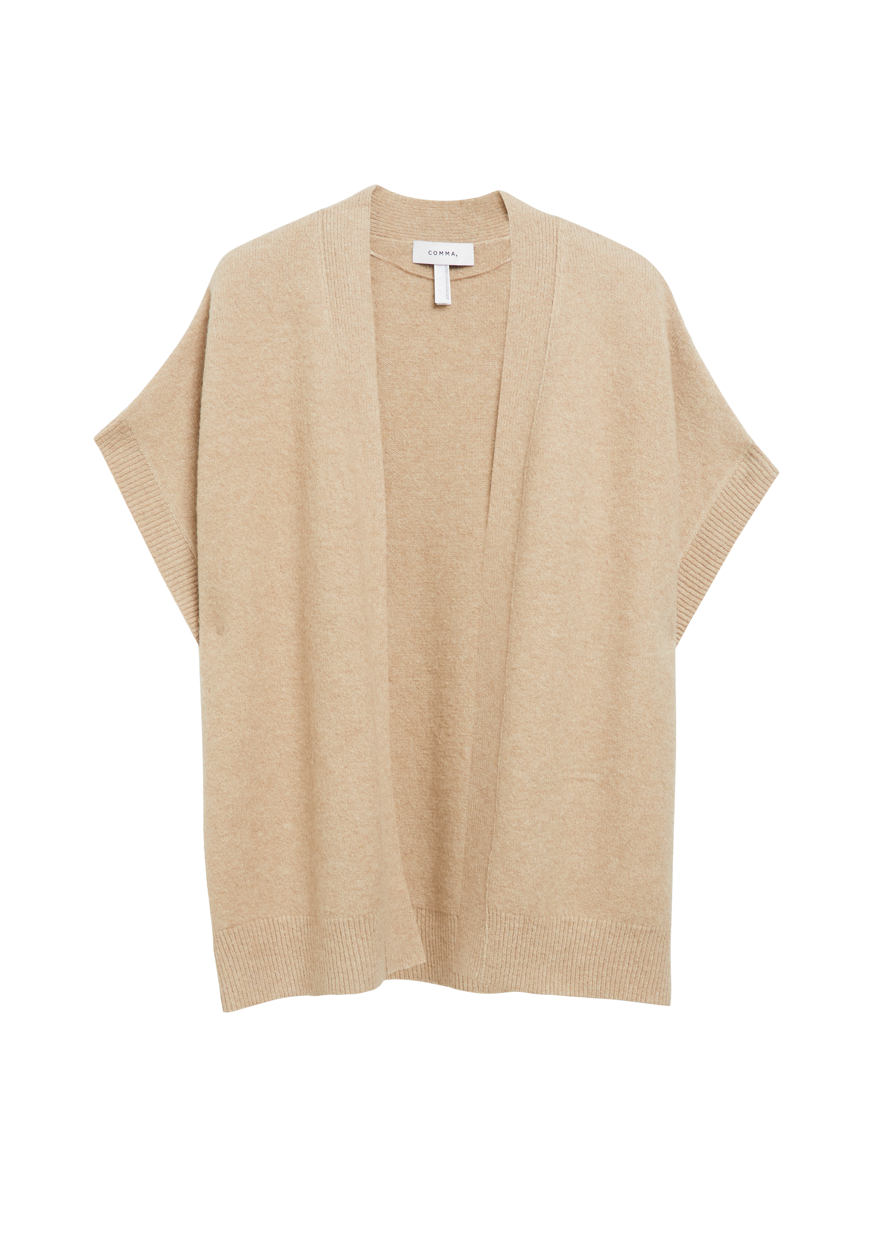 Oversized poncho-cape