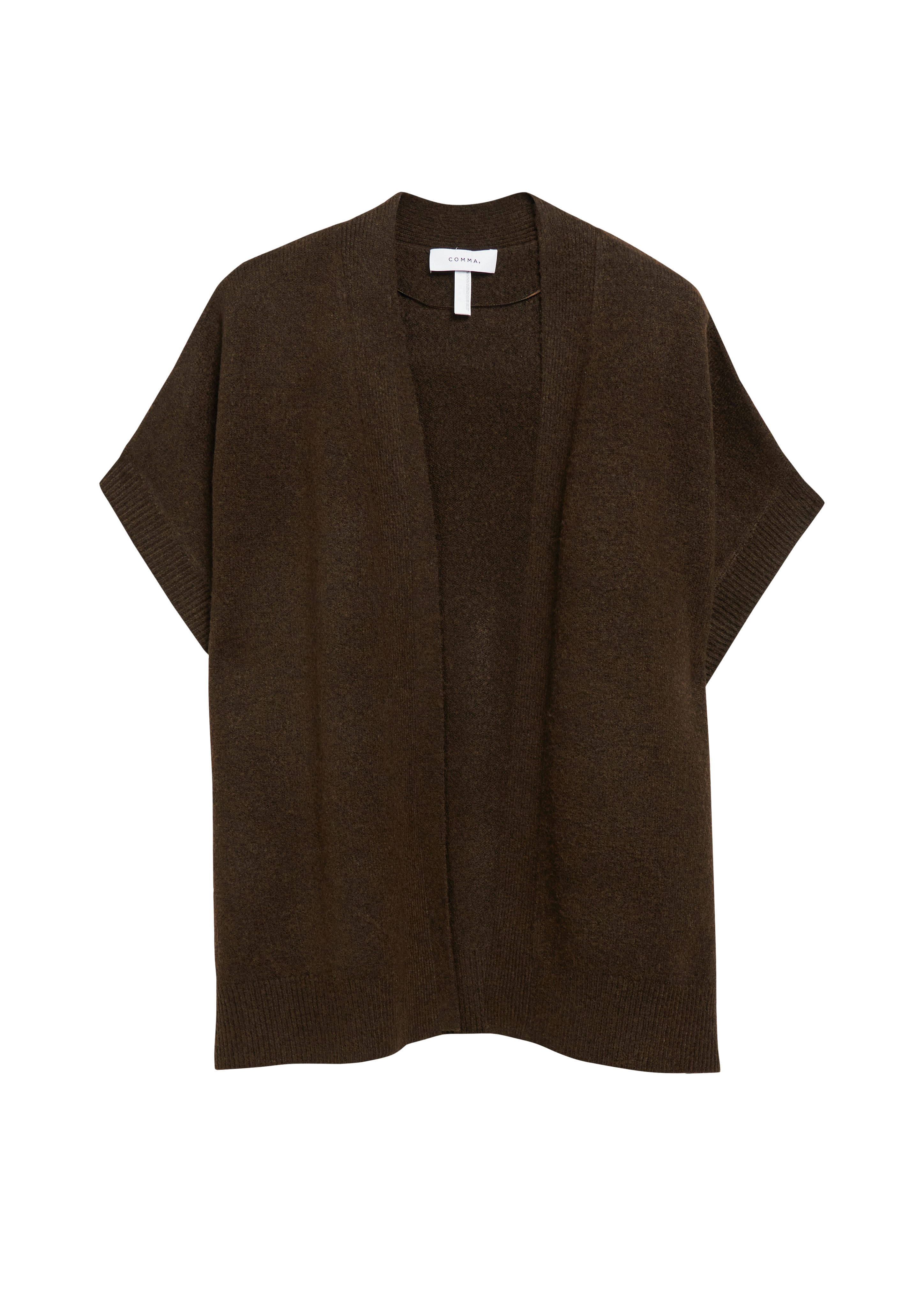 Oversized poncho-cape