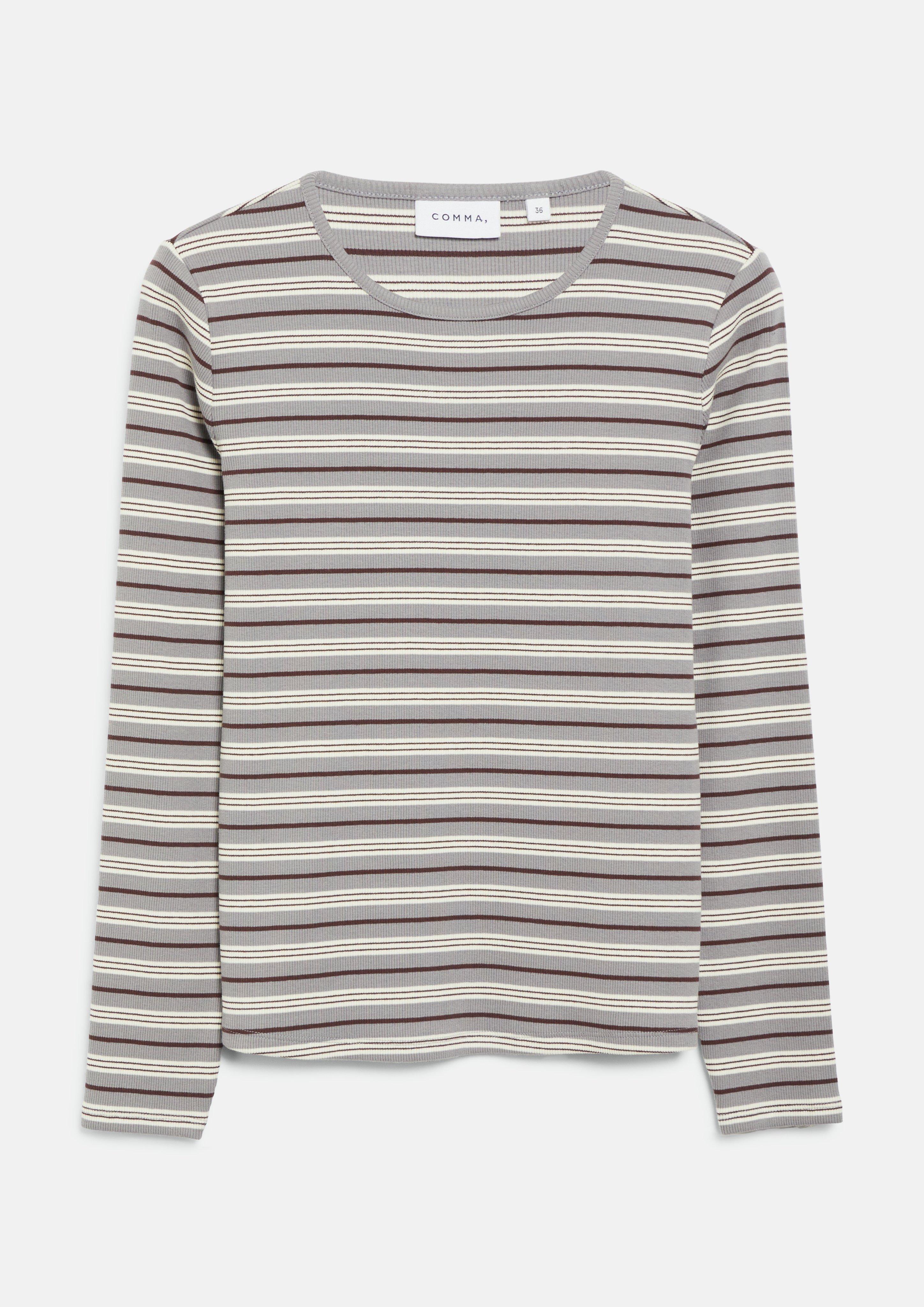 Femmes T-shirt en gris de COMMA