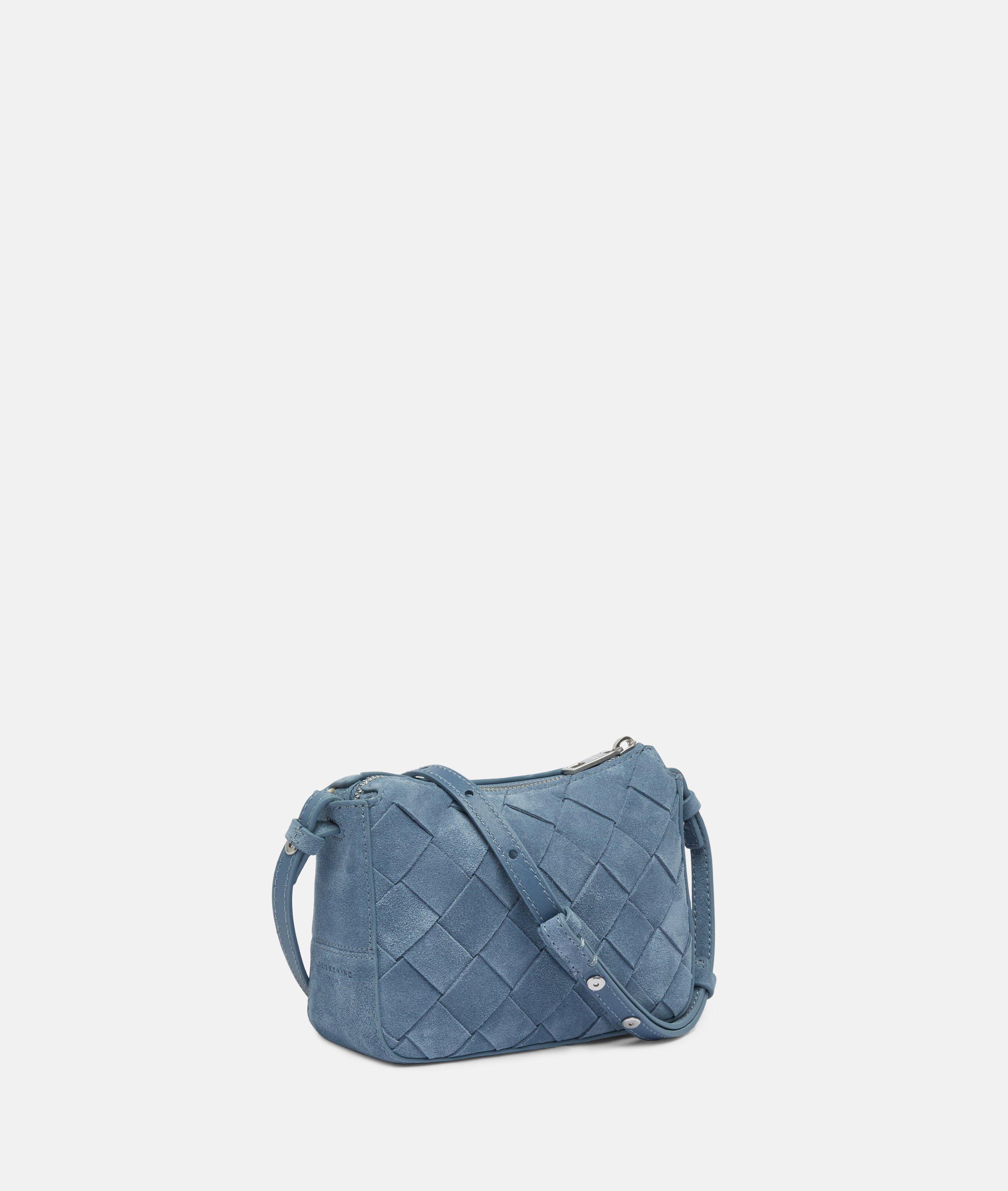 Sky II Crossbody XS in blue & brown