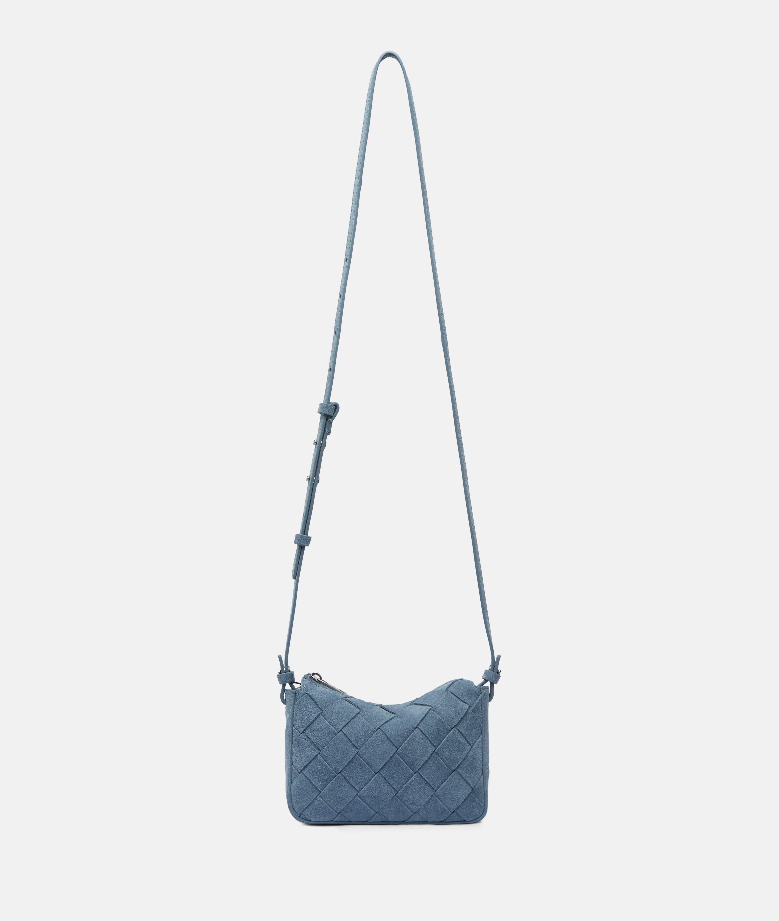 Sky II Crossbody XS in blue & brown