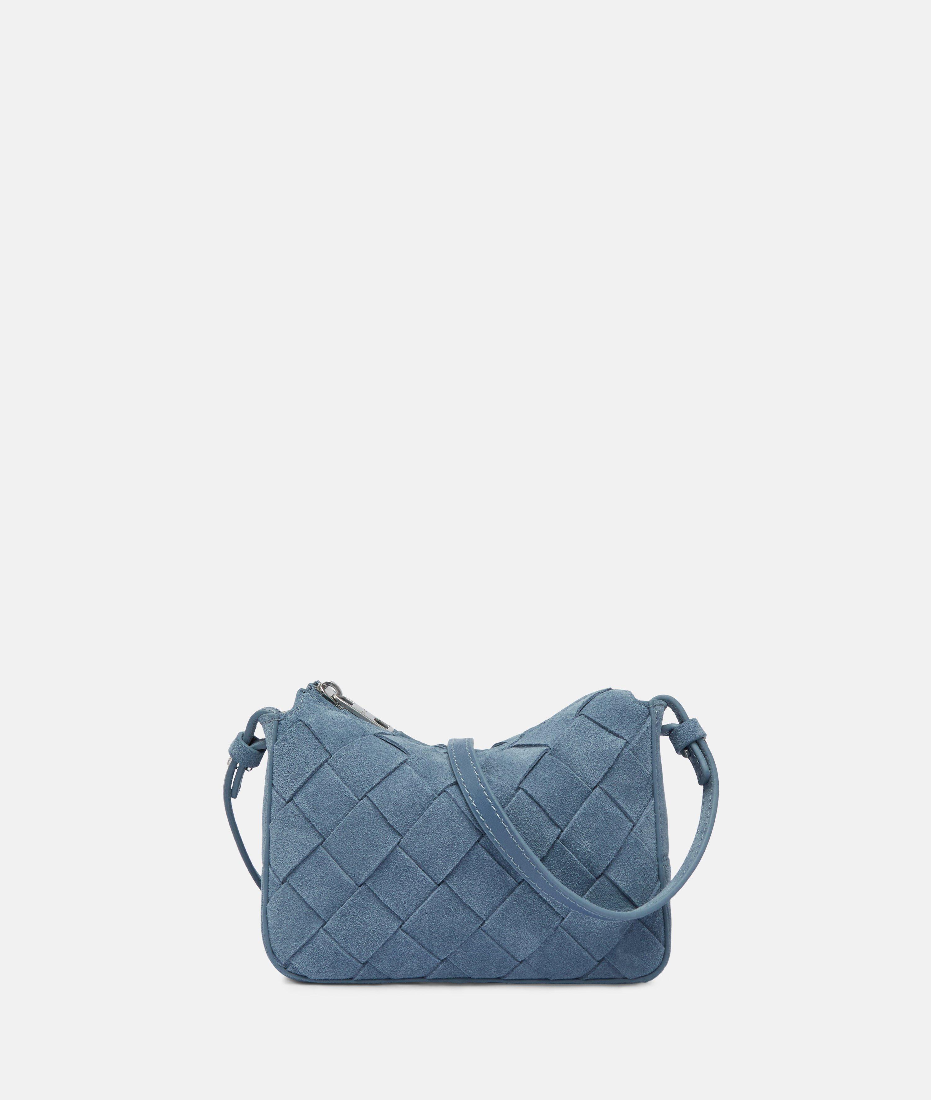 Sky II Crossbody XS in blue & brown