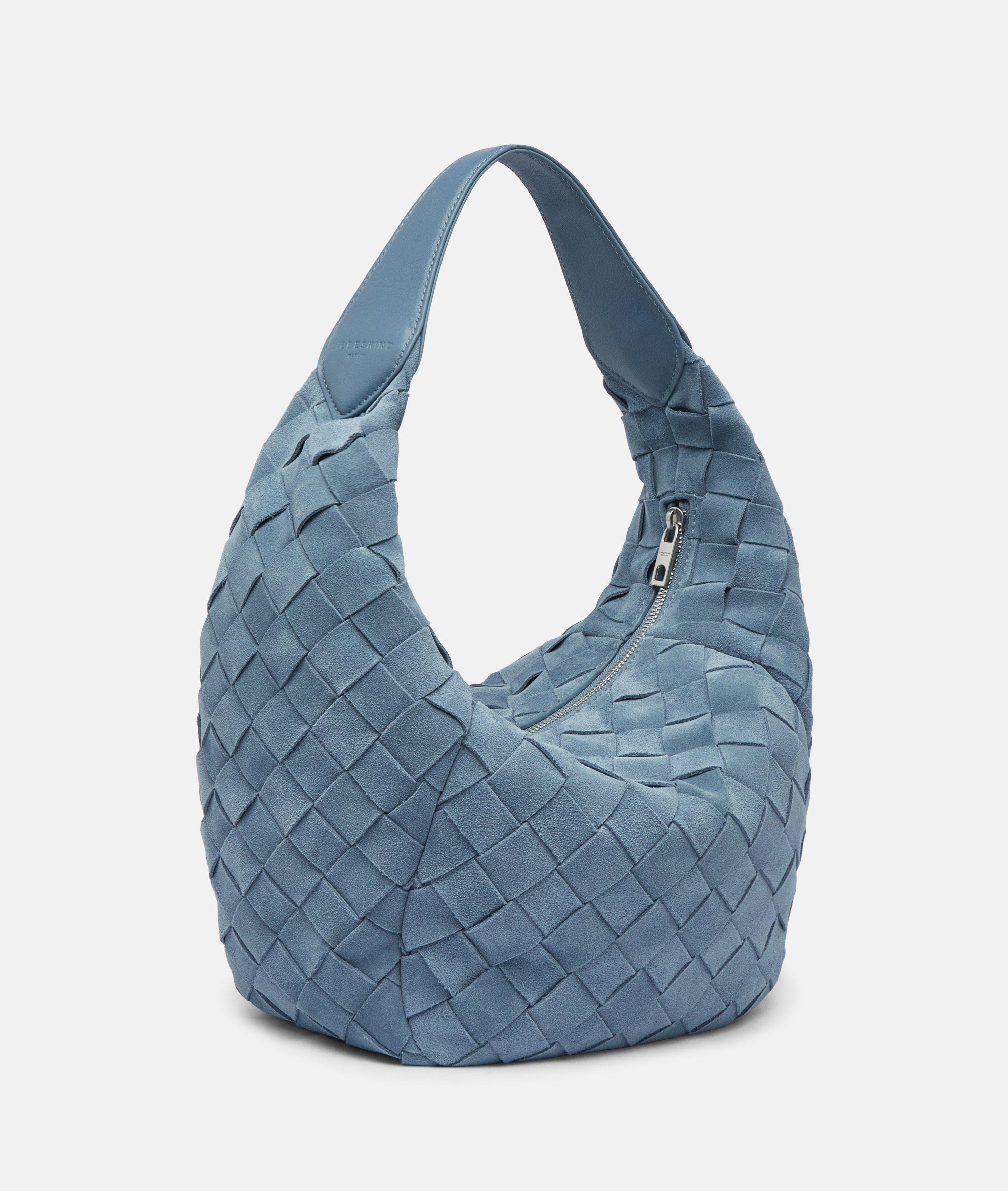 Farrah Hobo M in blue & brown
