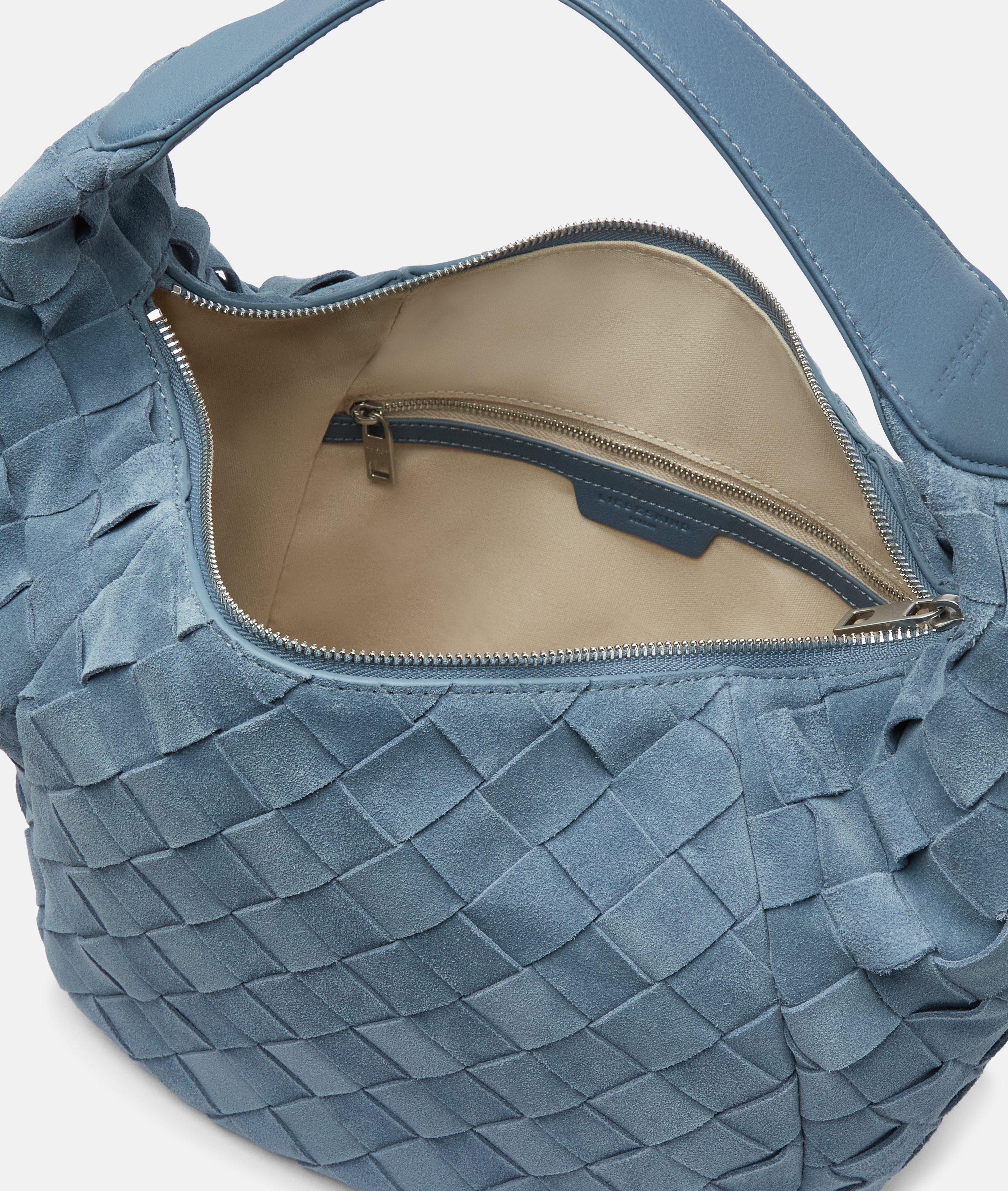 Farrah Hobo M in blue & brown