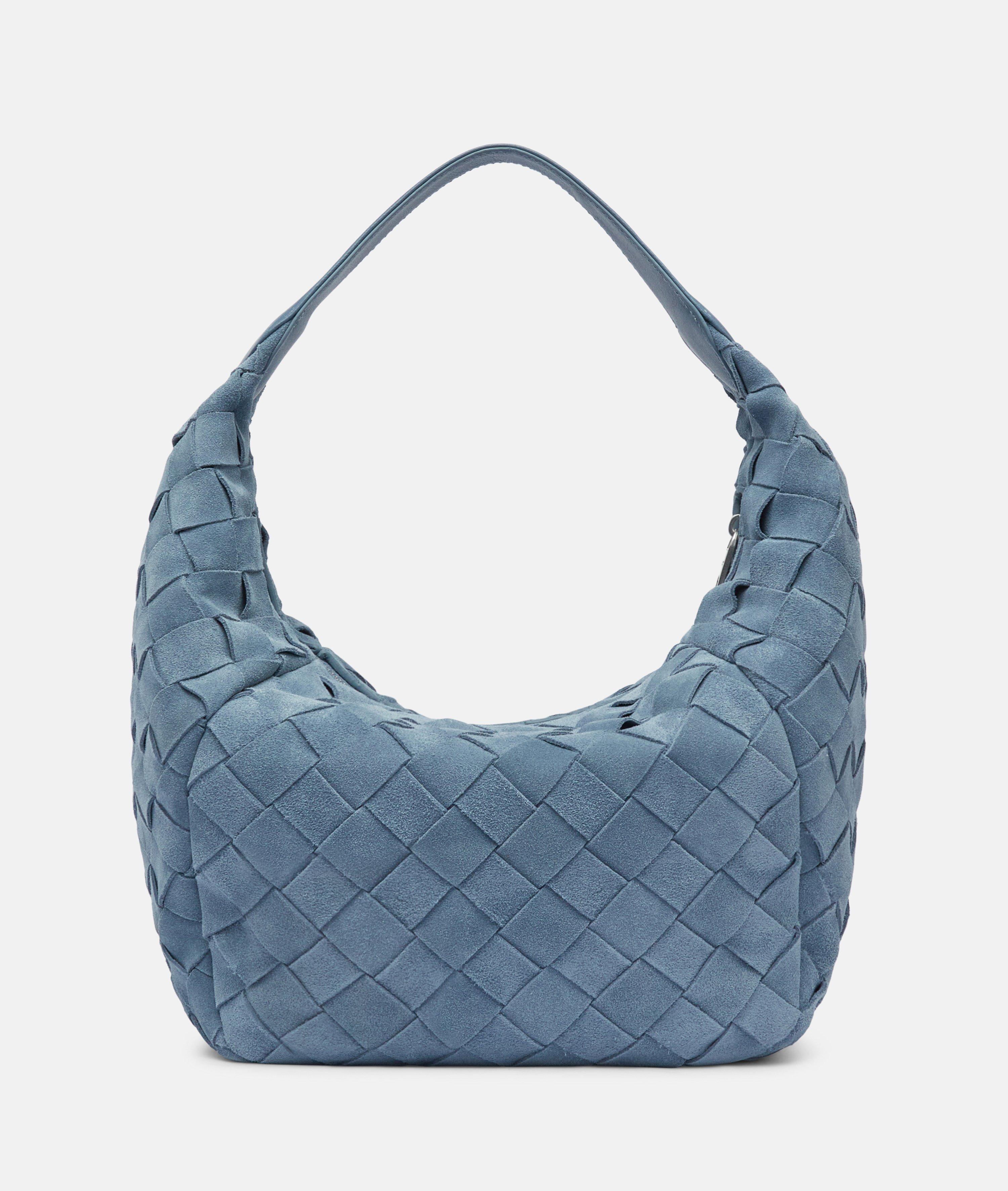 Farrah Hobo M in blue & brown