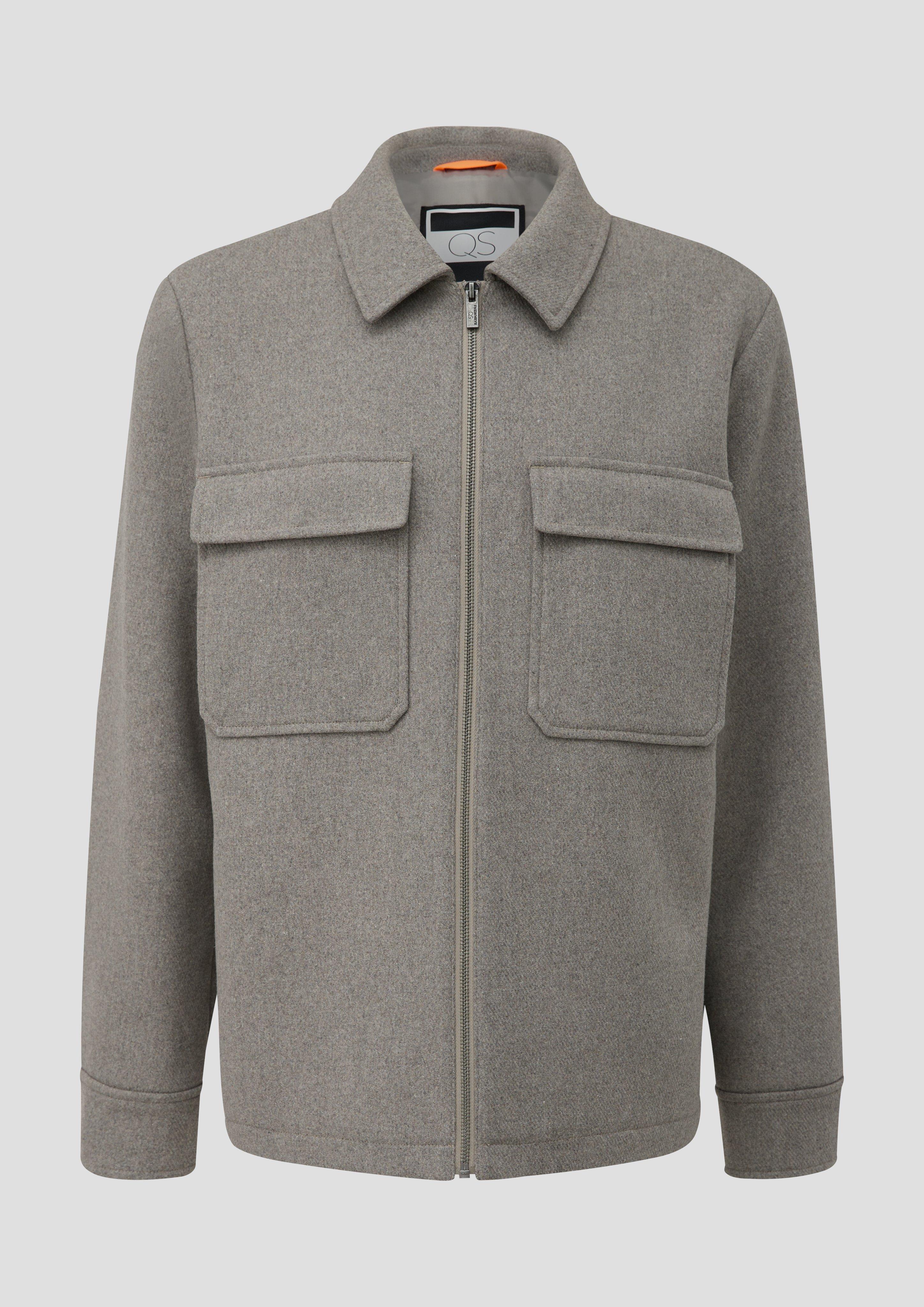 Men Outdoor jacket in brown by QS