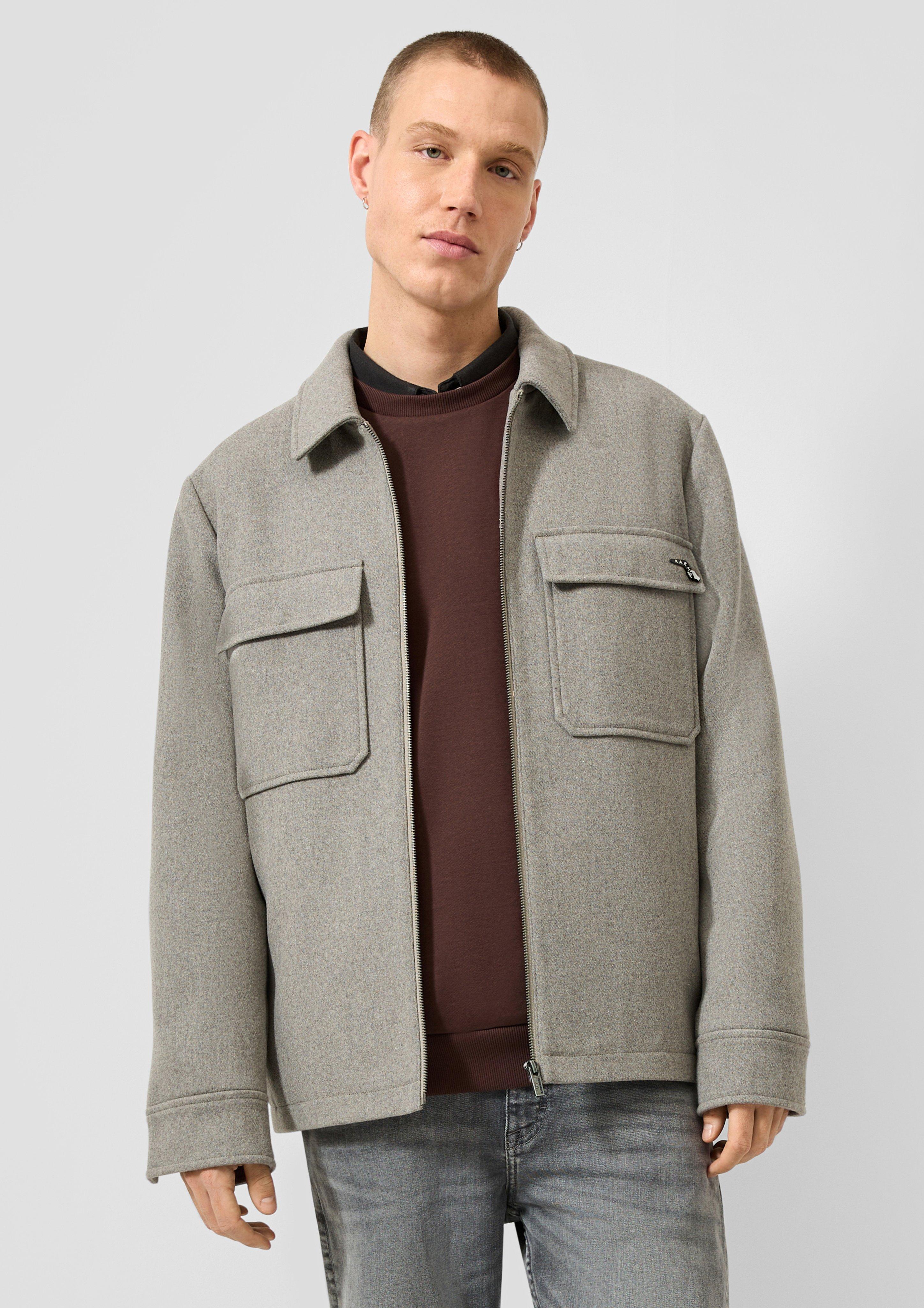 Outdoor jacket in sandstone by QS