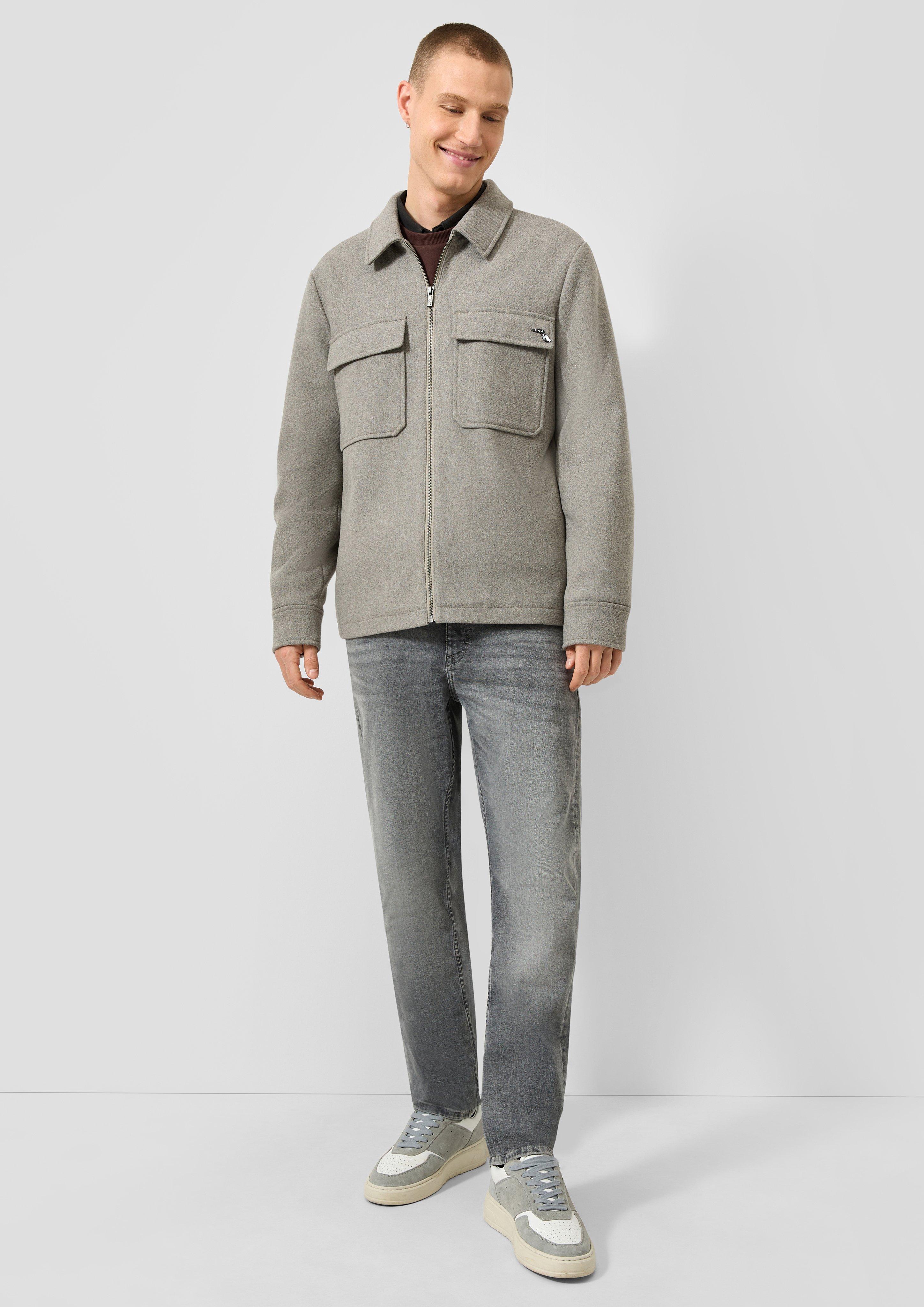 Men Outdoor jacket in brown by QS