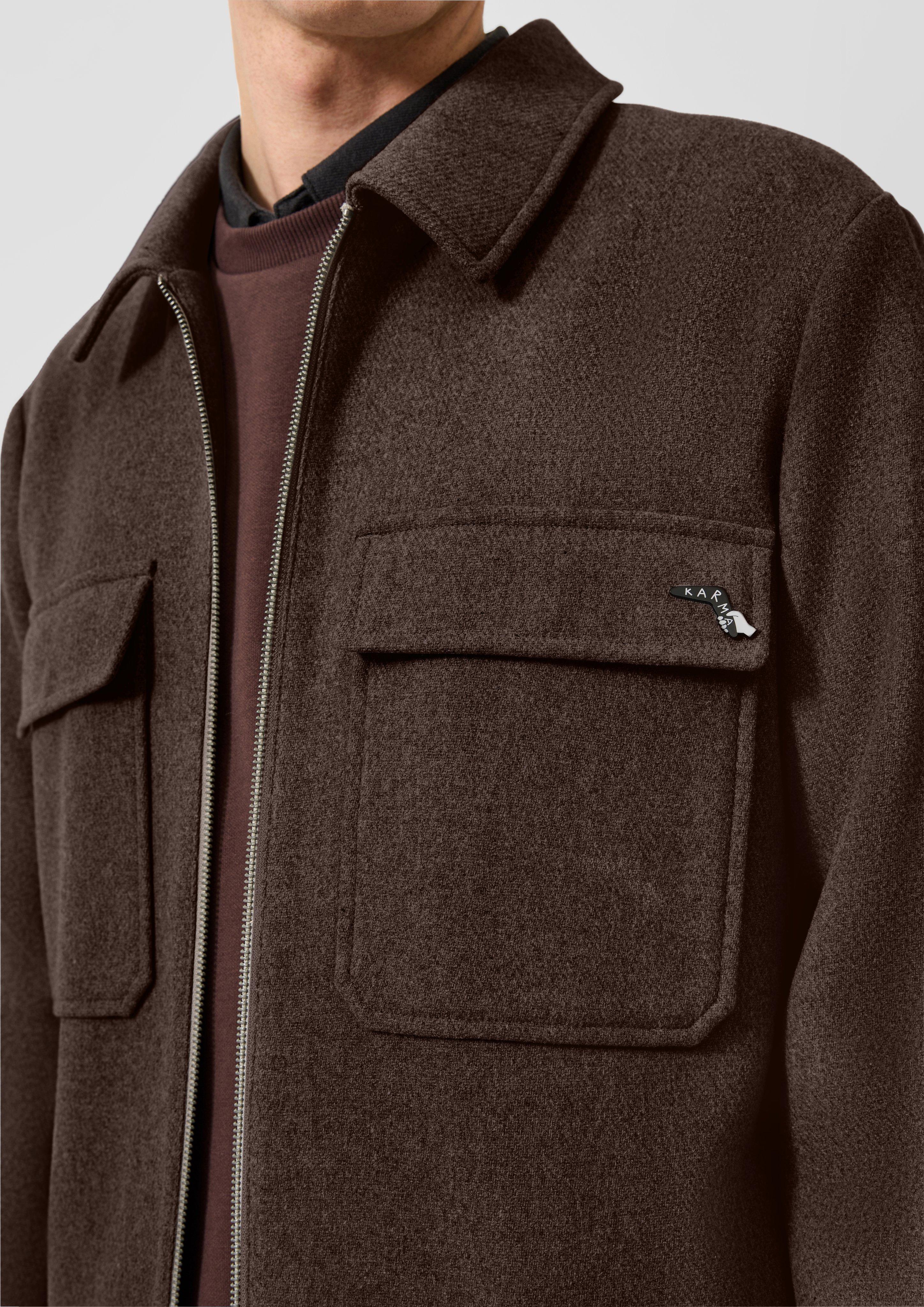 Hommes Veste d'extérieur en brun de QS