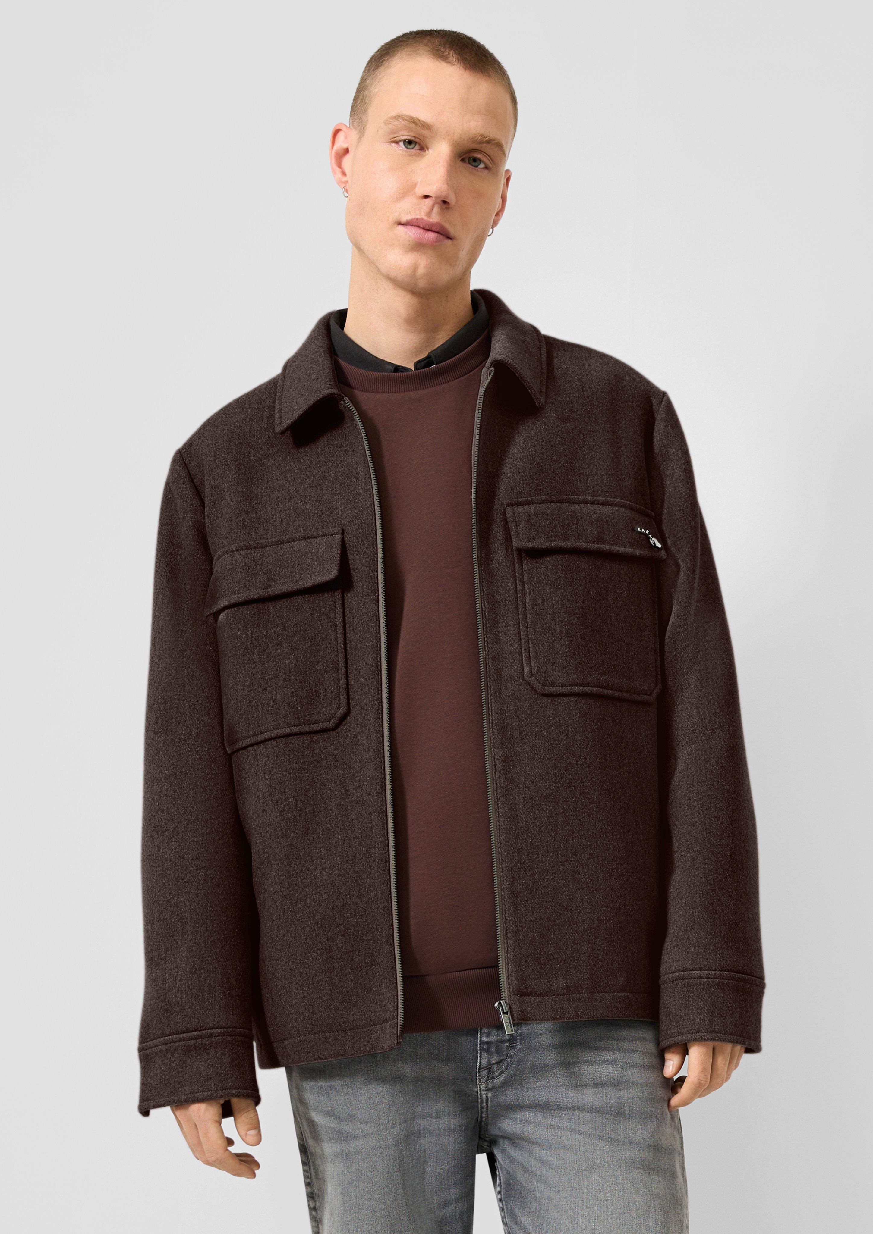 Hommes Veste d'extérieur en brun de QS