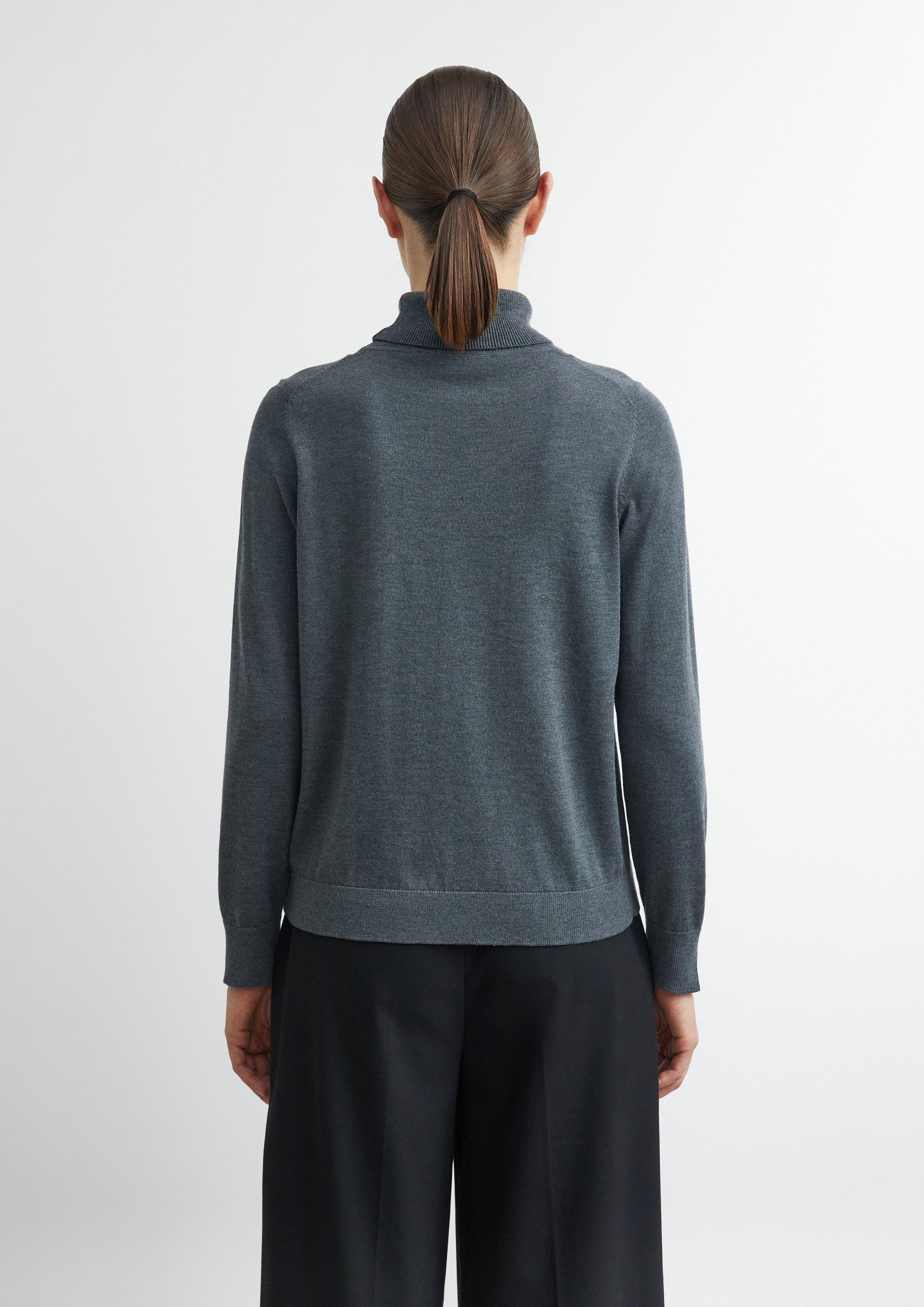 Pull en tricot en gris de COMMA