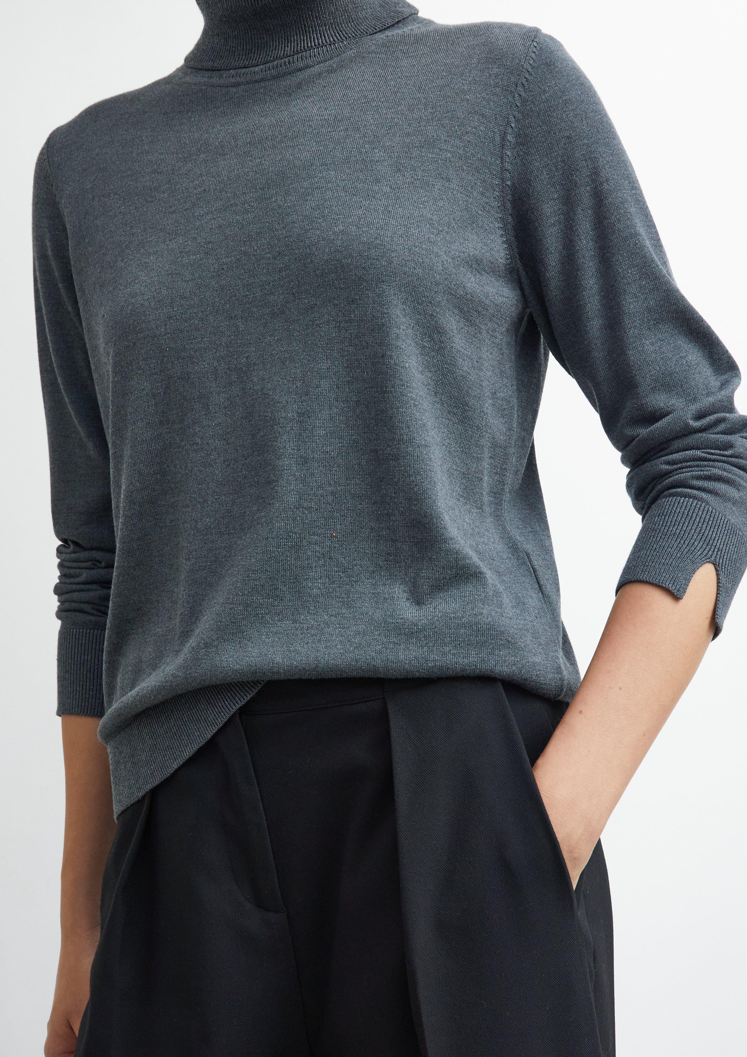 Pull en tricot en gris de COMMA