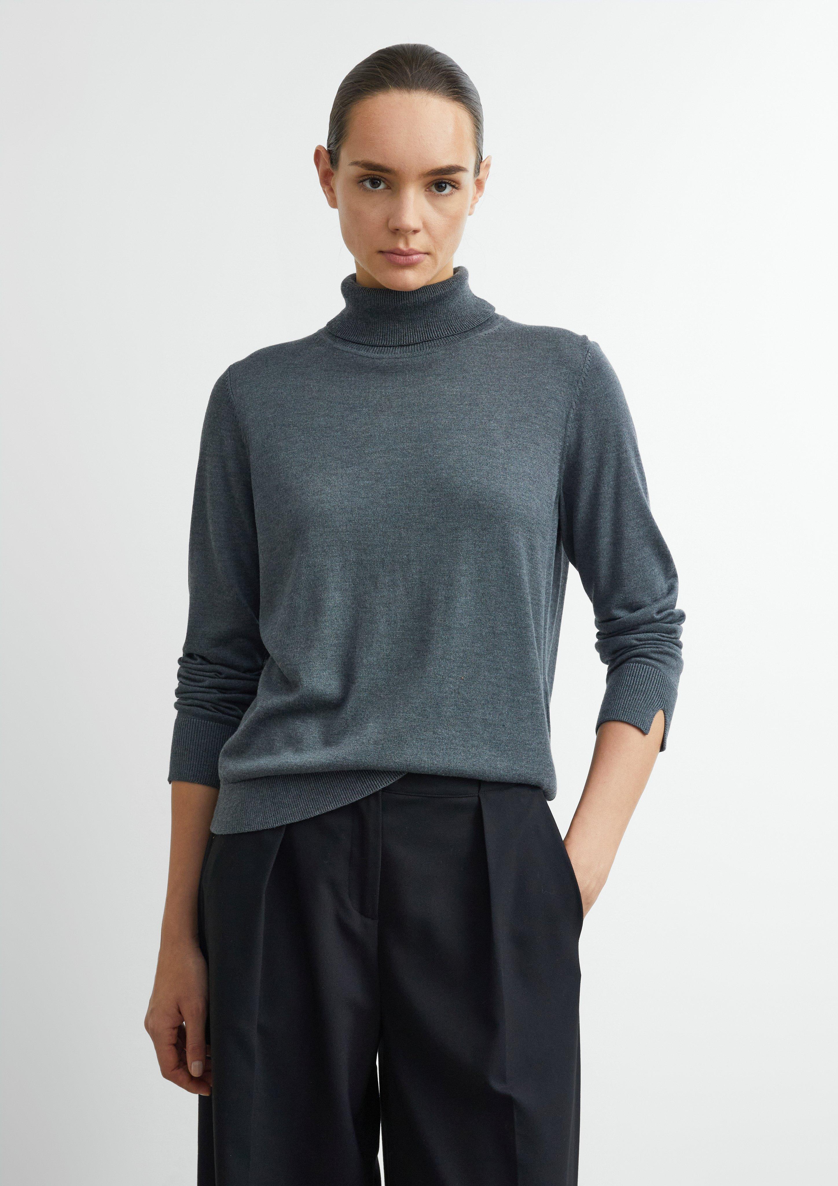Pull en tricot en gris de COMMA