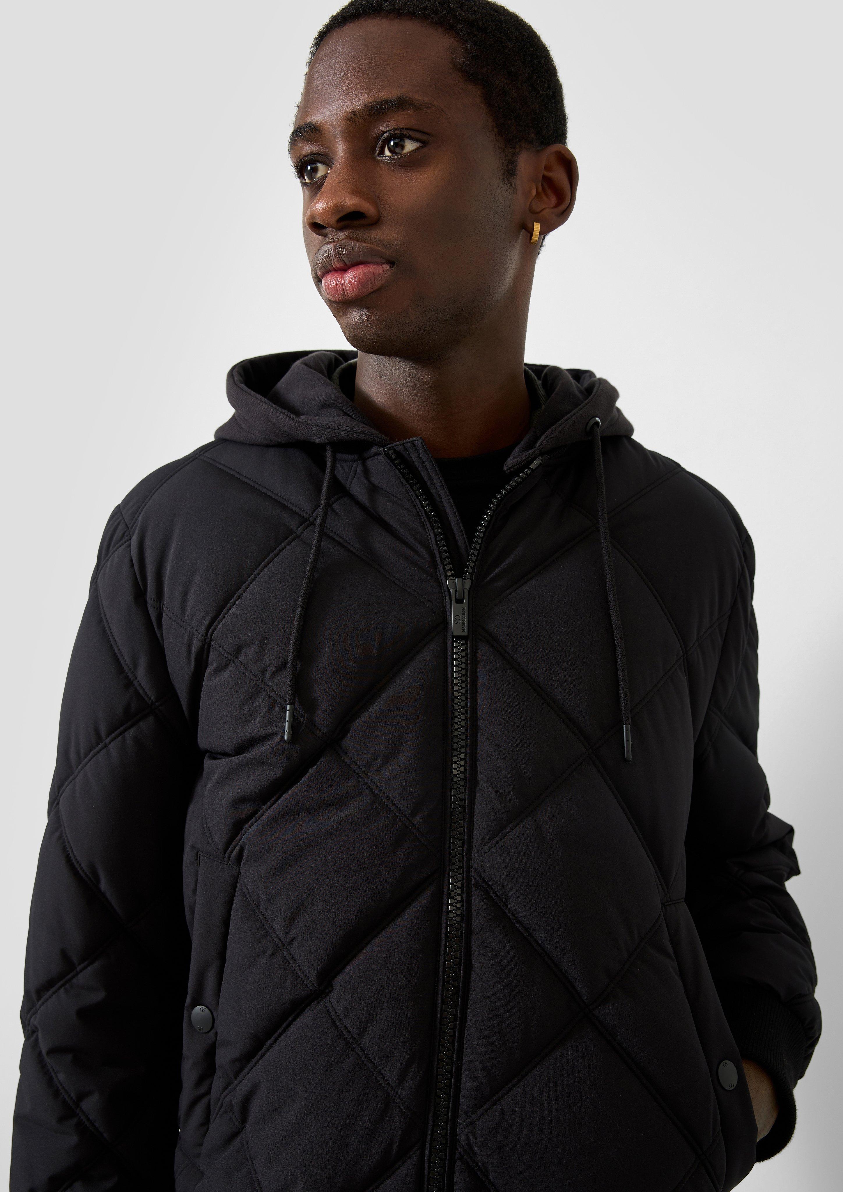 Men Outdoor jacket in black by QS