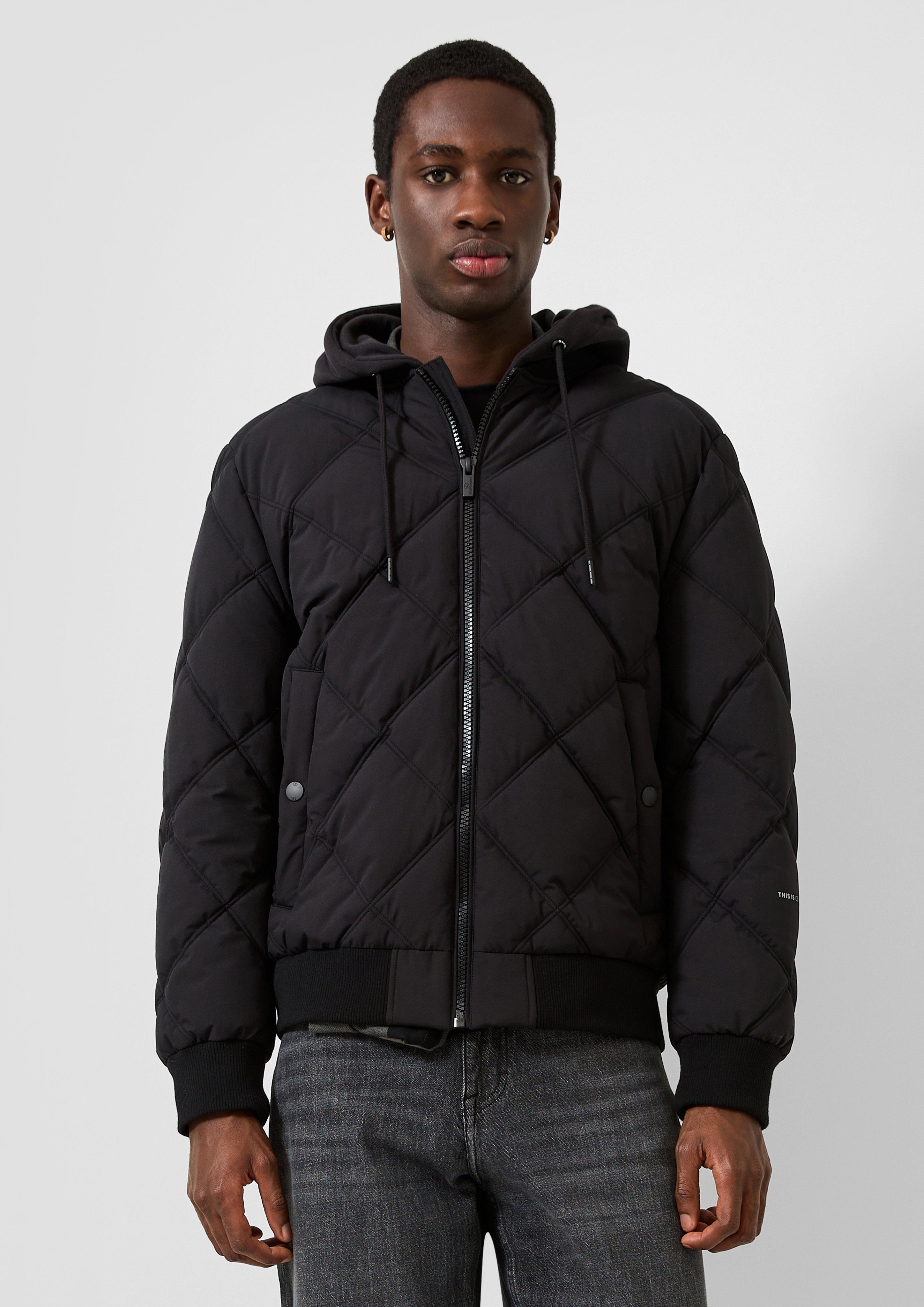 Men Outdoor jacket in black by QS