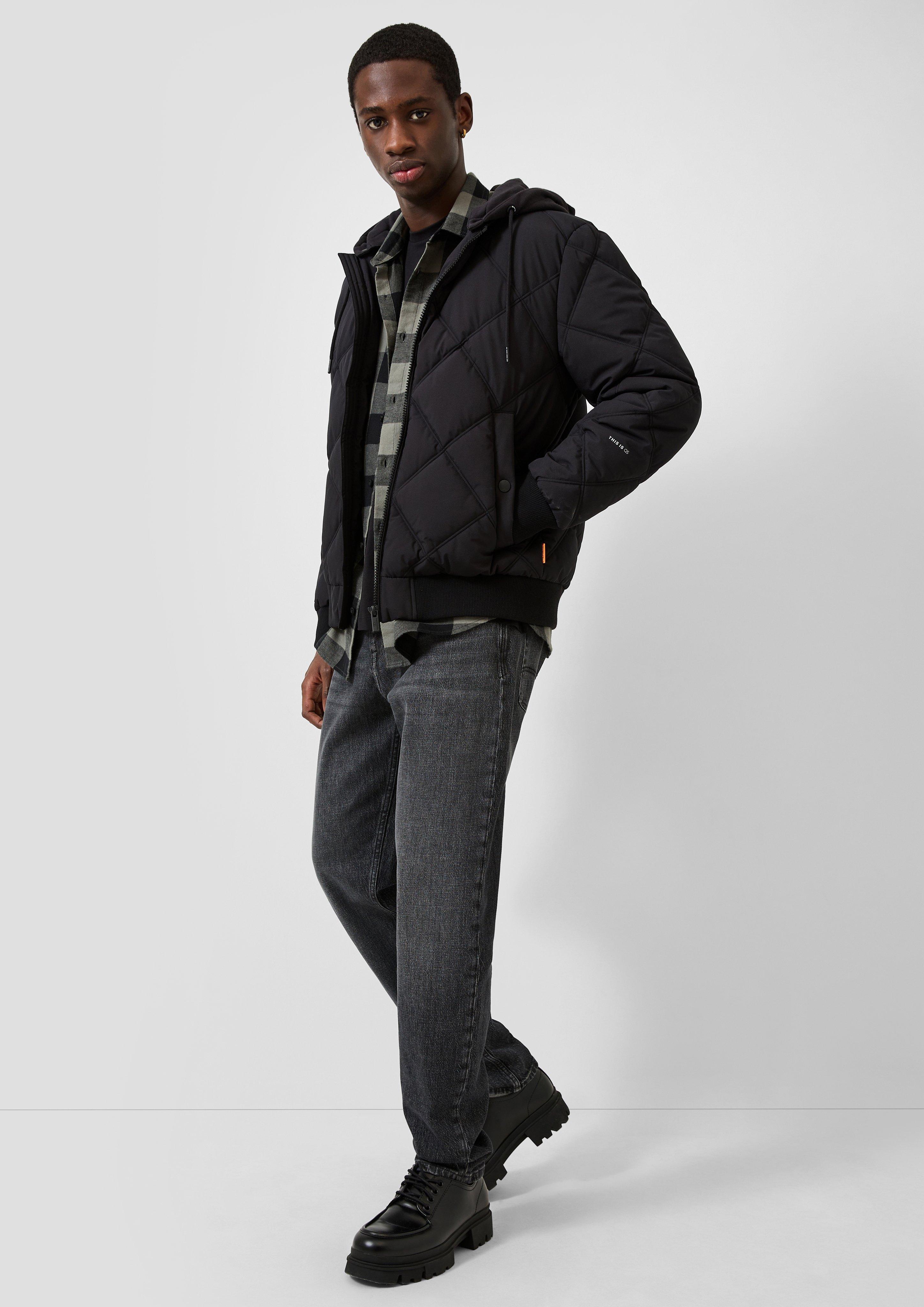 Men Outdoor jacket in black by QS