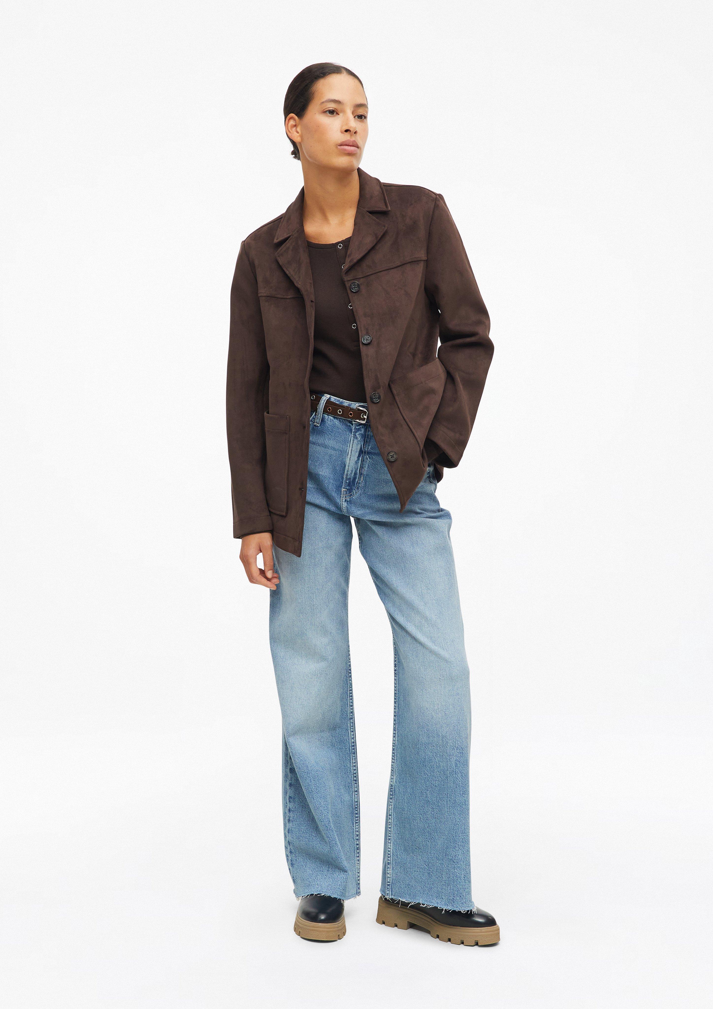 Damen s.Oliver x Heidi Klum: Jeans Suri / Wide Fit / High Rise in blau von s.Oliver