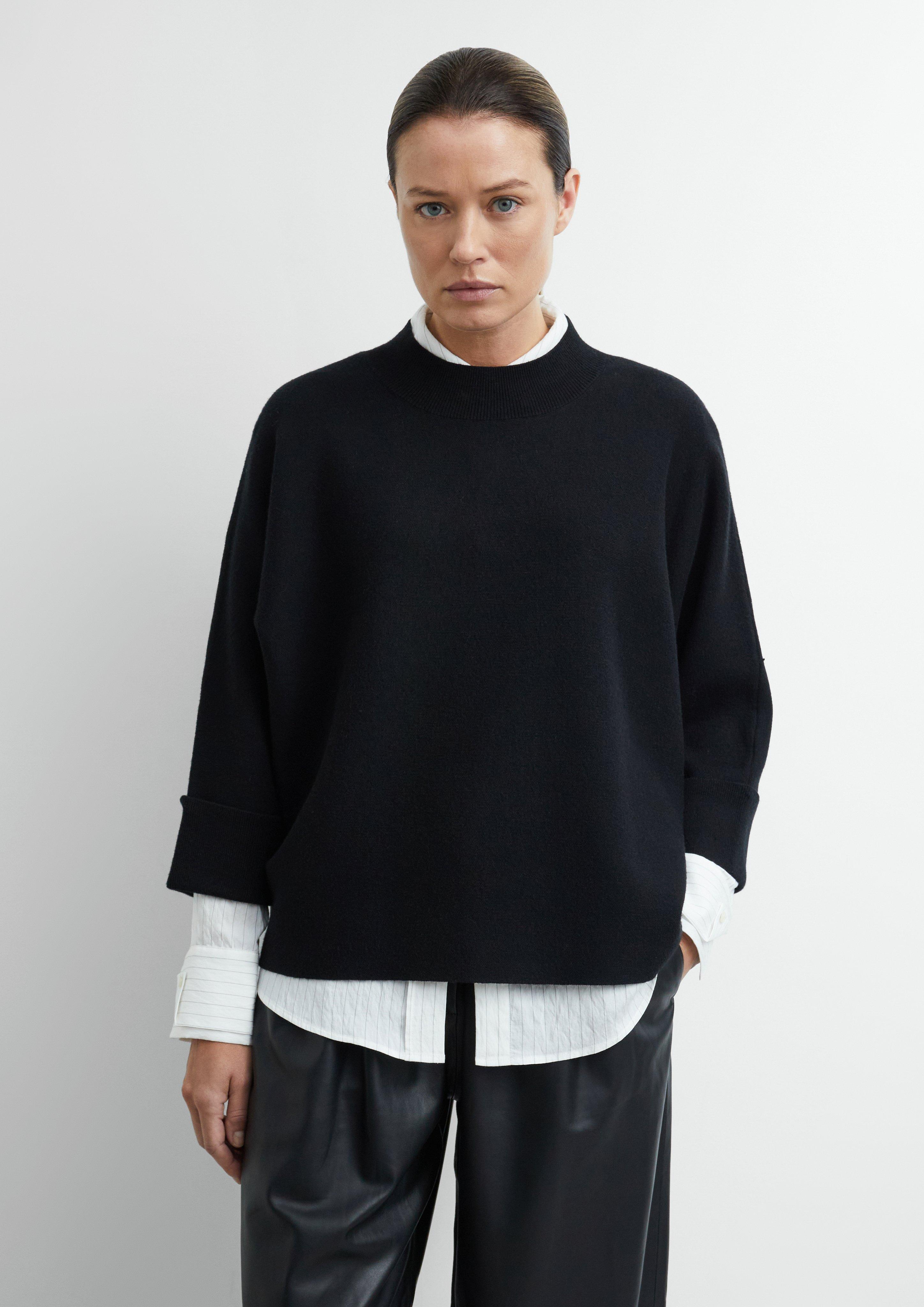 Strickjacke in Farbe schwarz von COMMA
