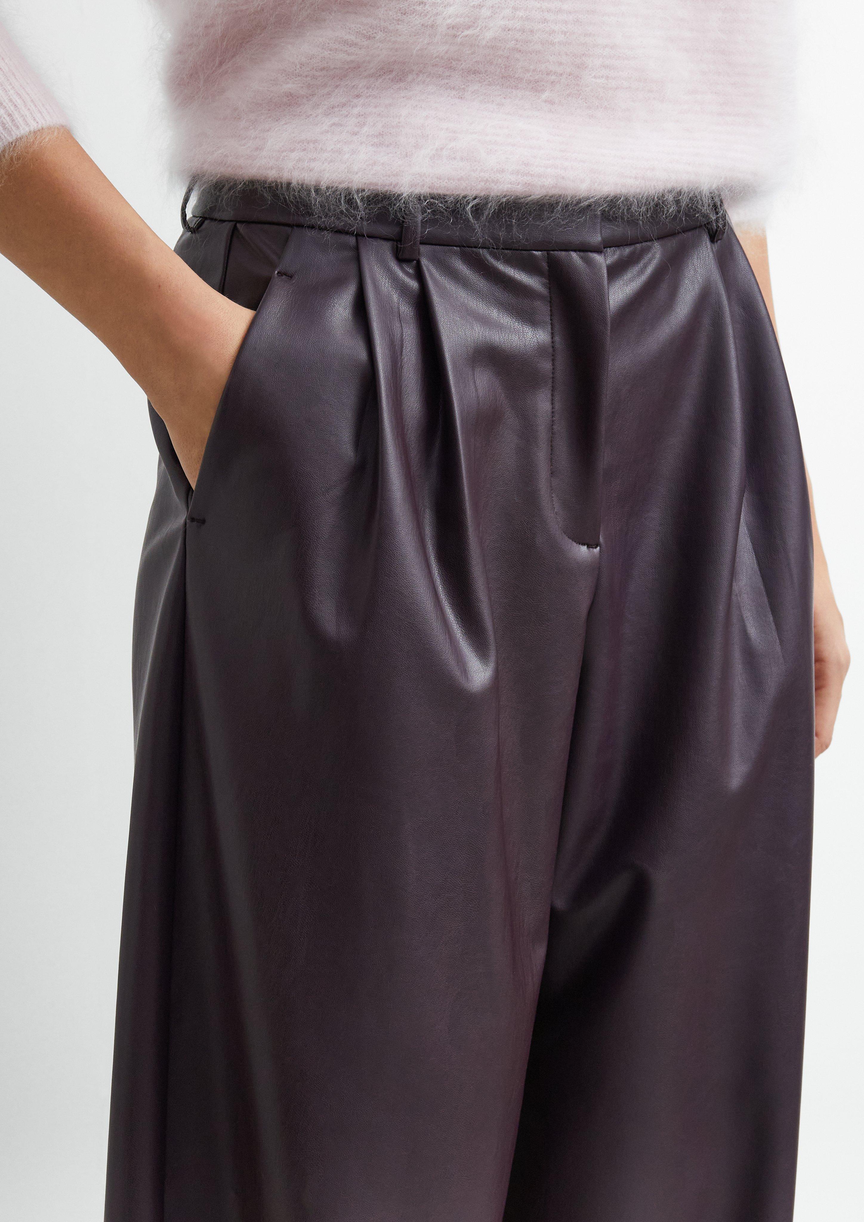 Damen Hose in lila von COMMA
