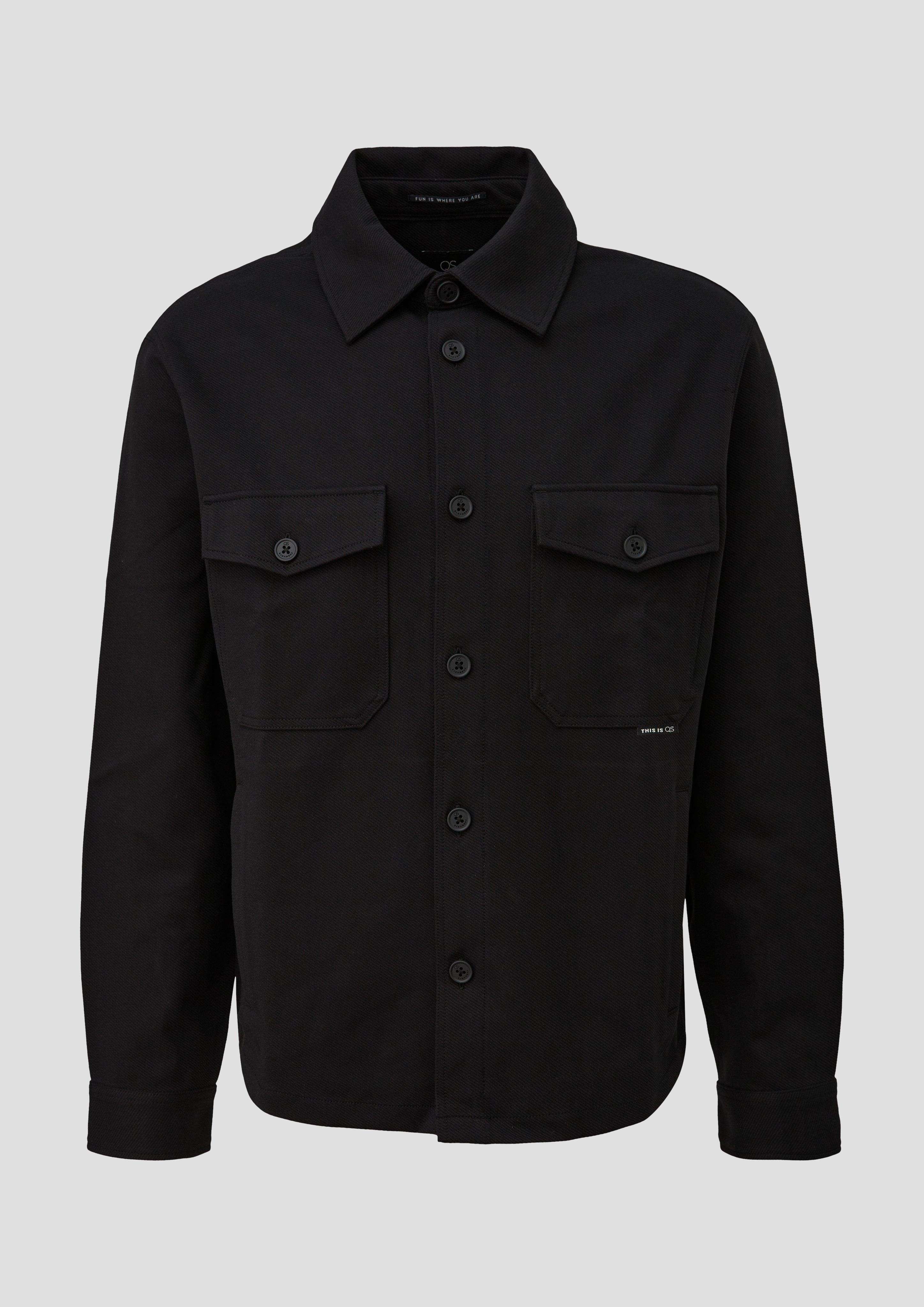 Hommes Chemise en noir de QS