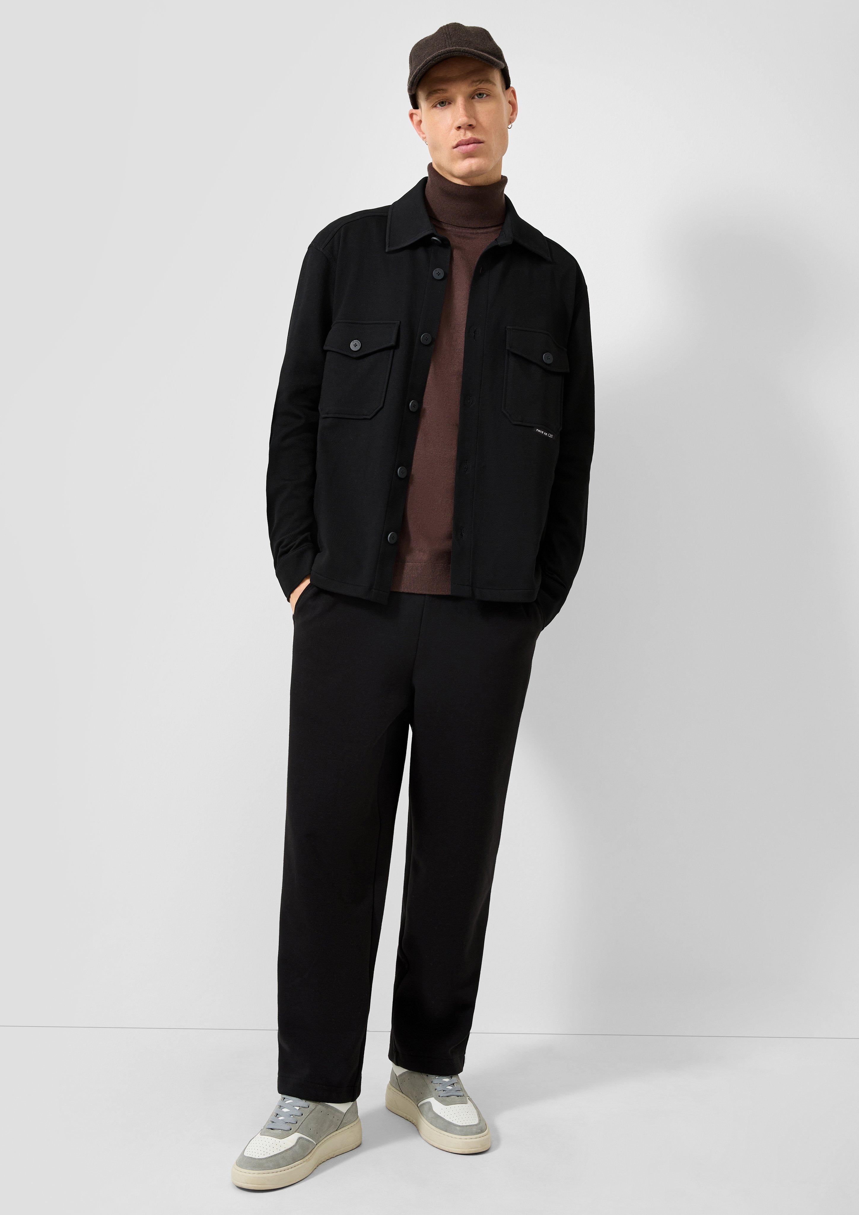 Hommes Chemise en noir de QS