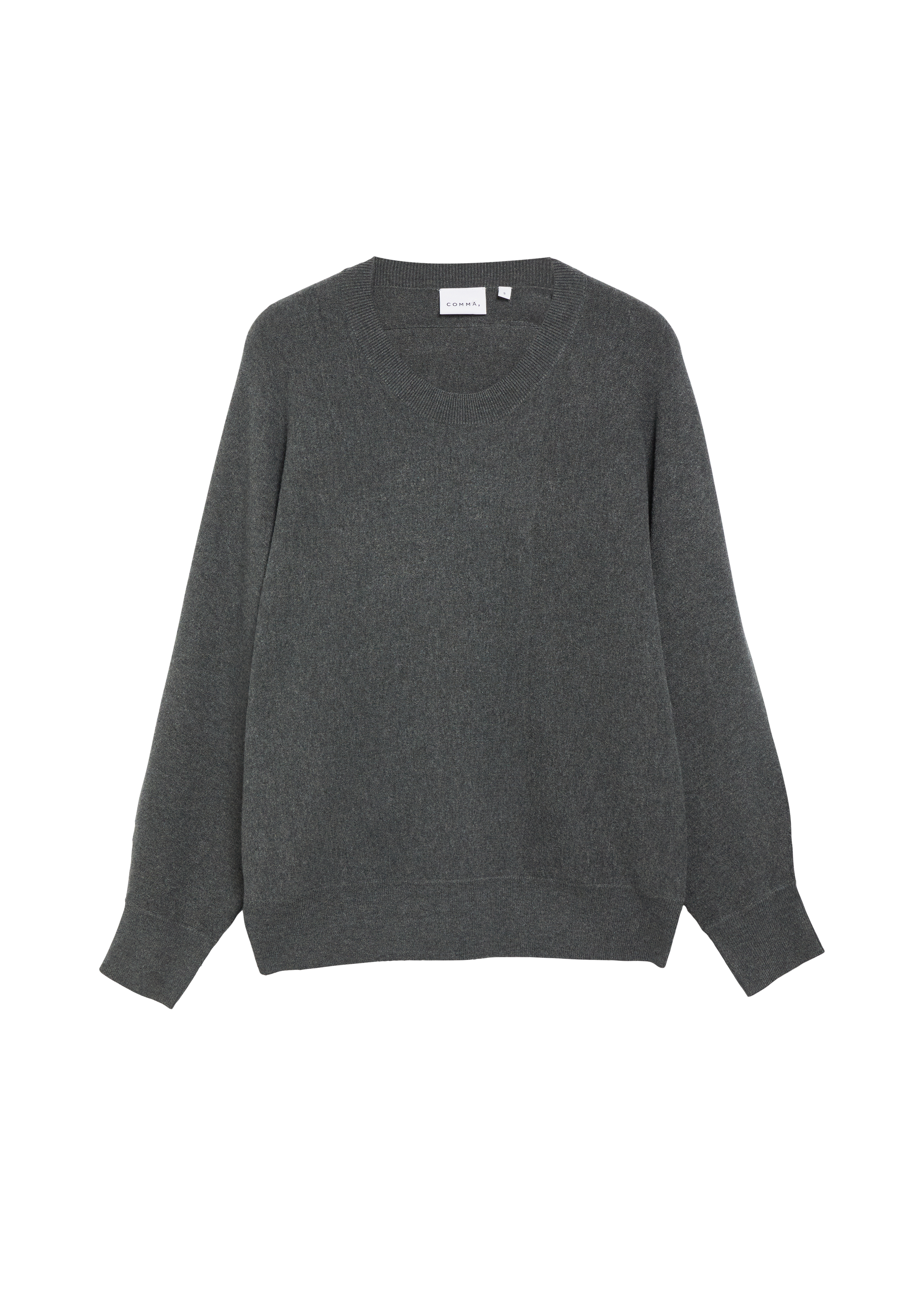 Oversized gebreide trui met vleermuismouwen