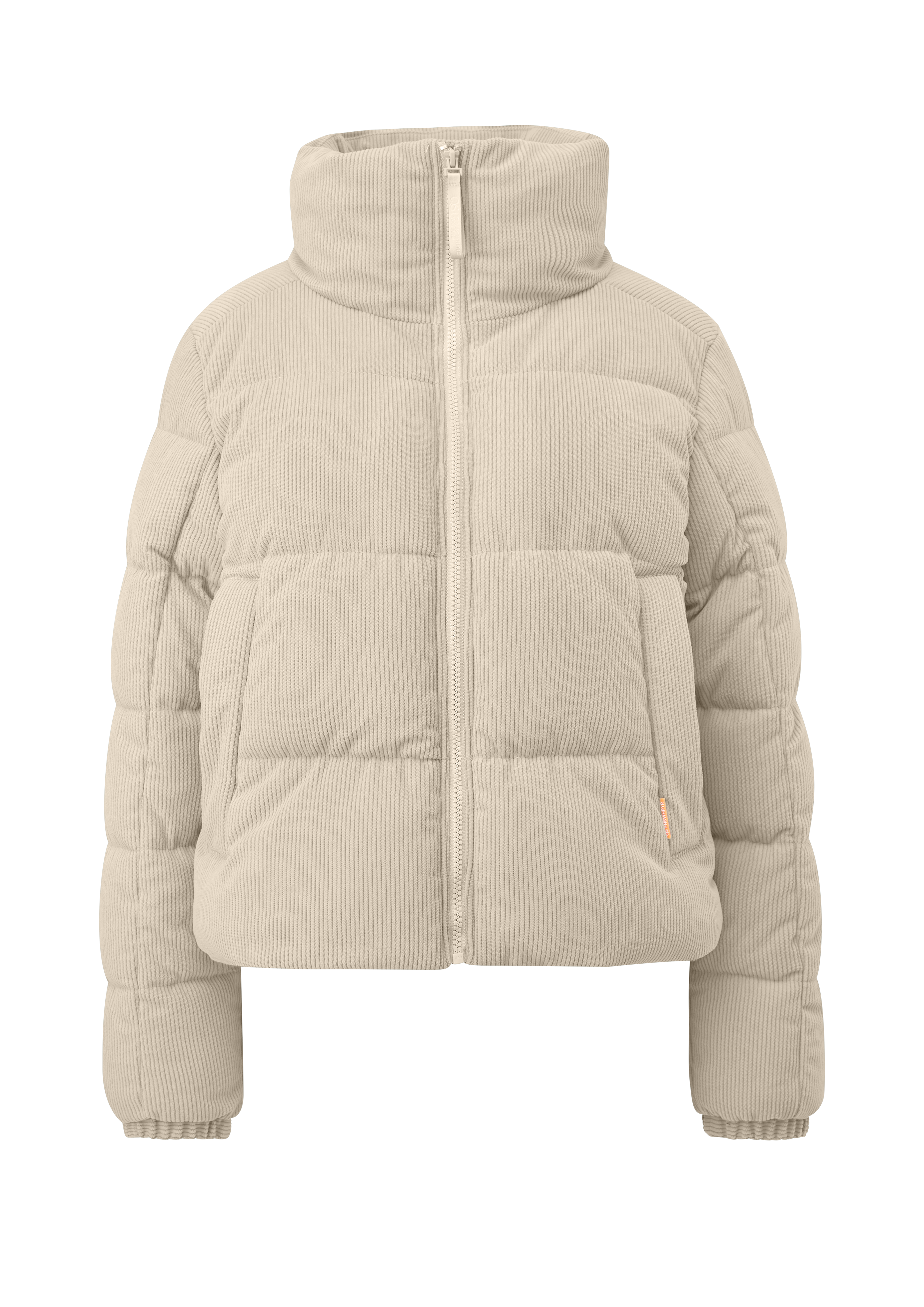 Corduroy gewatteerde jas