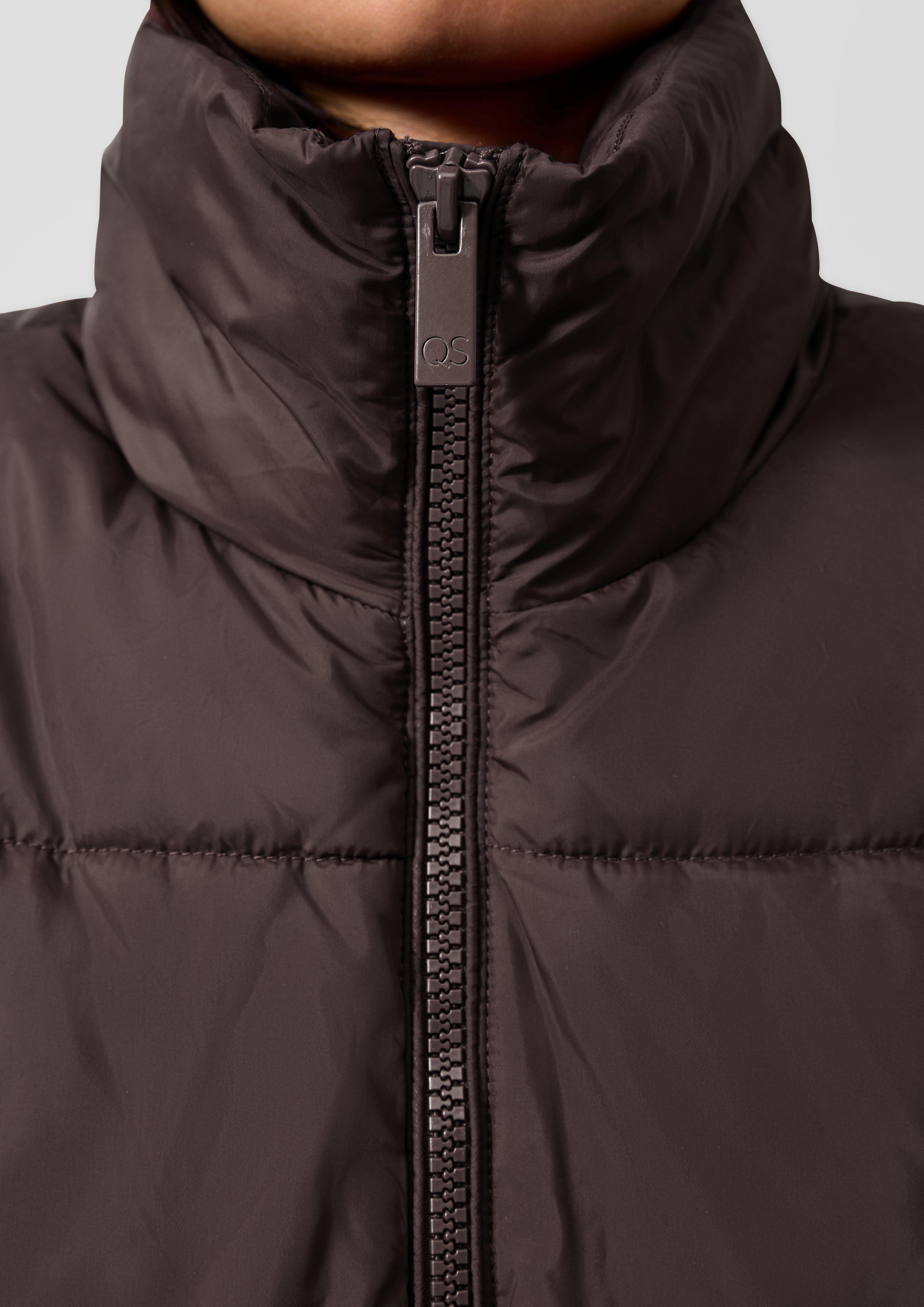 Femmes Gilet d'extérieur en brun de QS