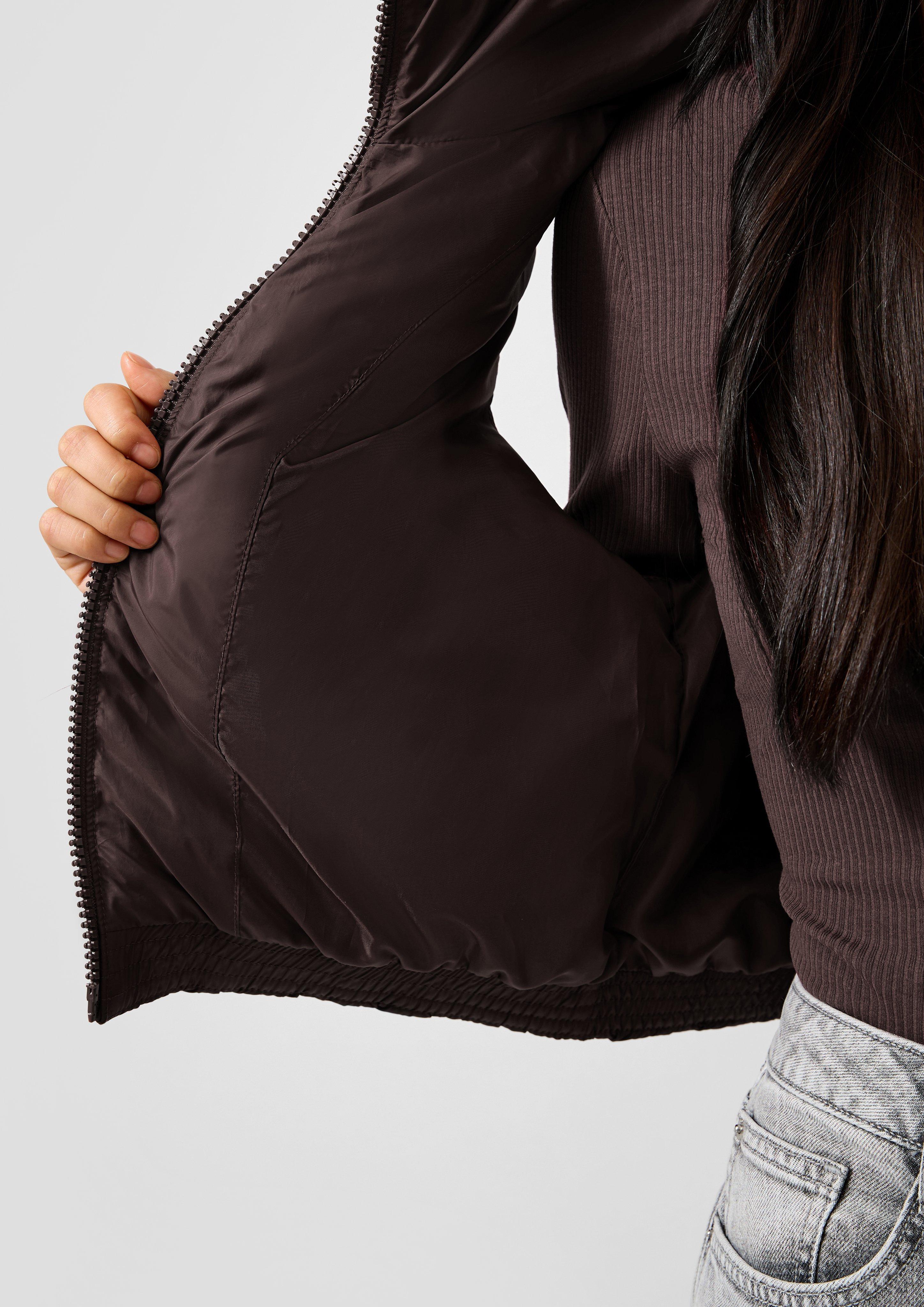 Femmes Gilet d'extérieur en brun de QS